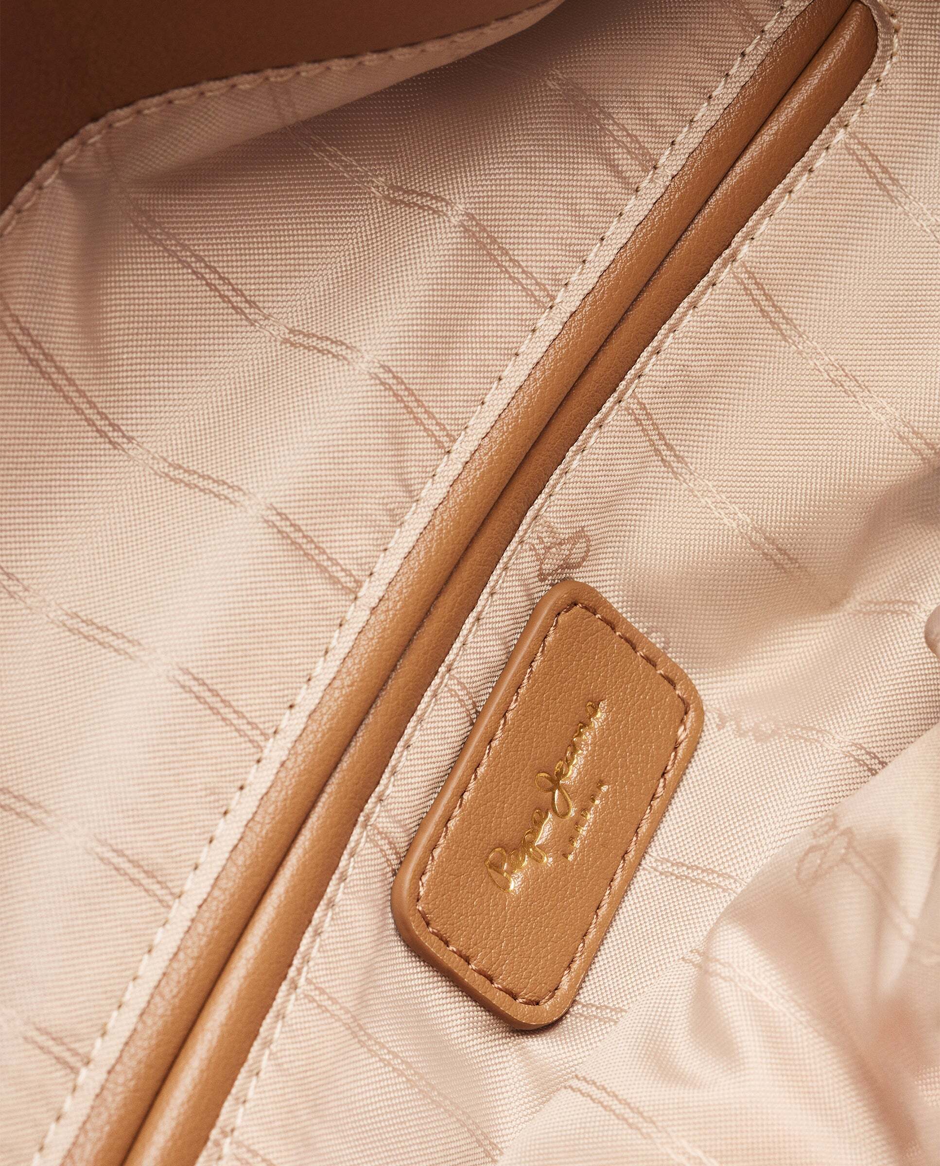 Bandolera de mujer efecto piel - Pepe Jeans - Caramelo Caramelo-5