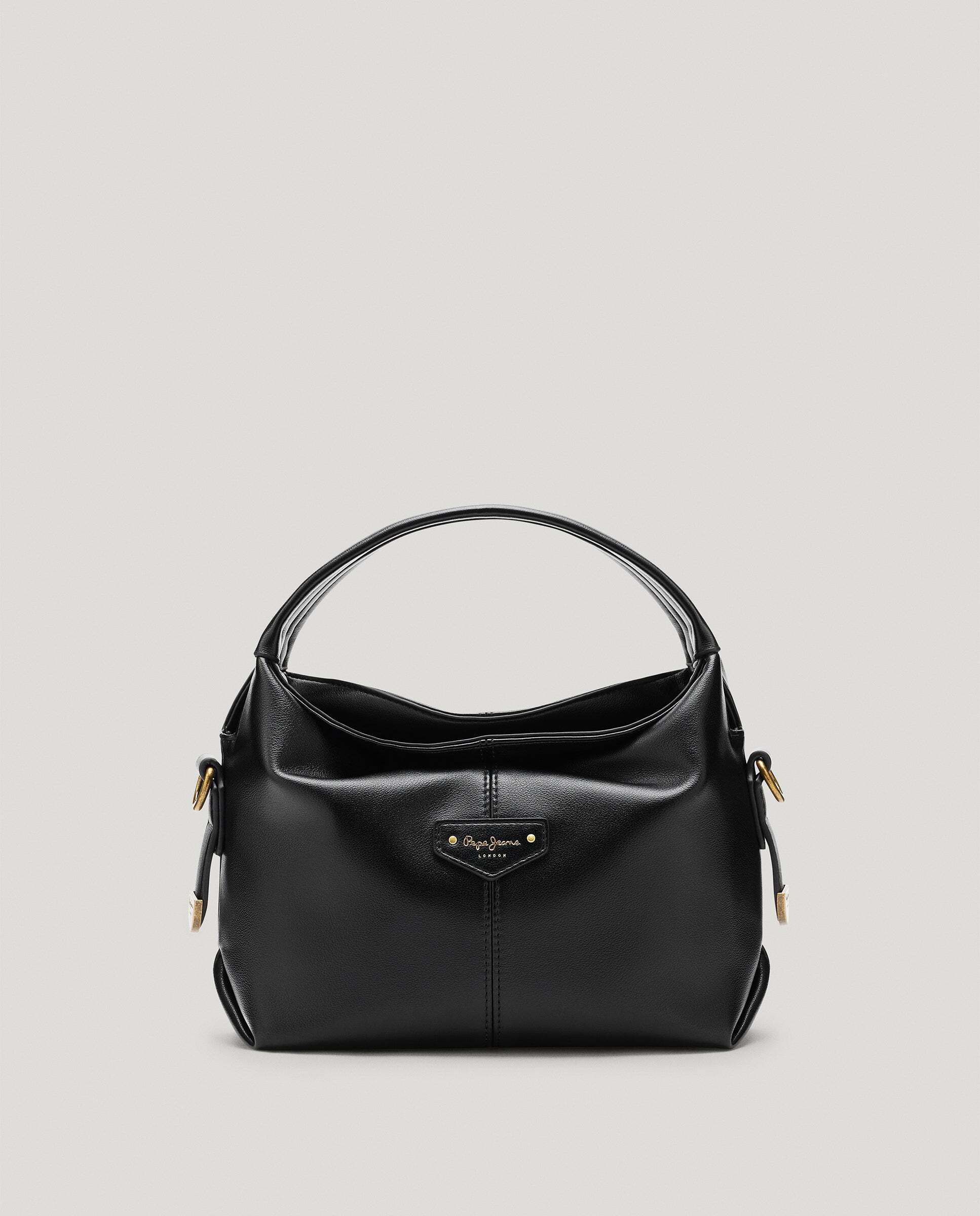 Bandolera de mujer efecto piel - Pepe Jeans - Negro Negro-1