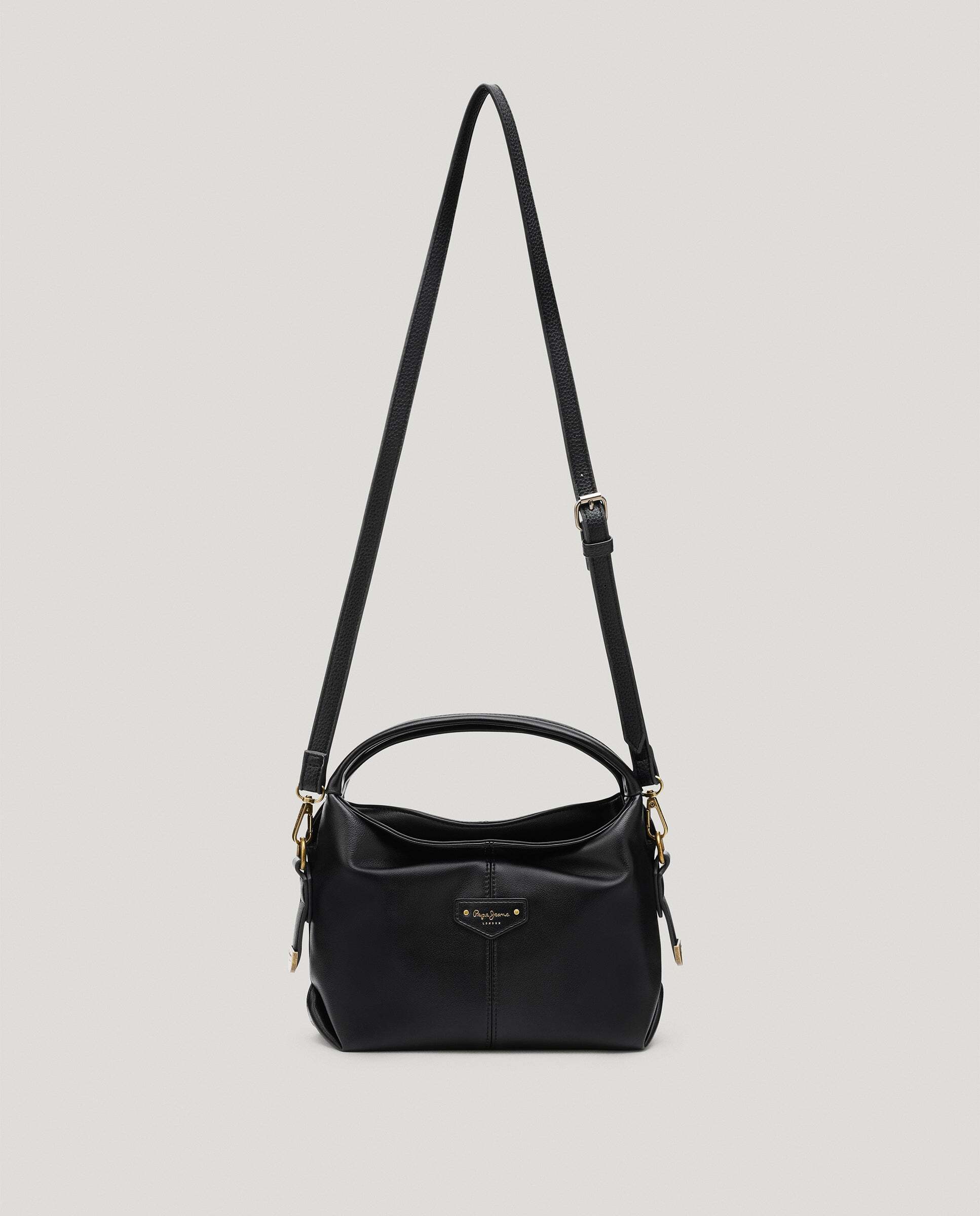 Bandolera de mujer efecto piel - Pepe Jeans - Negro Negro-3