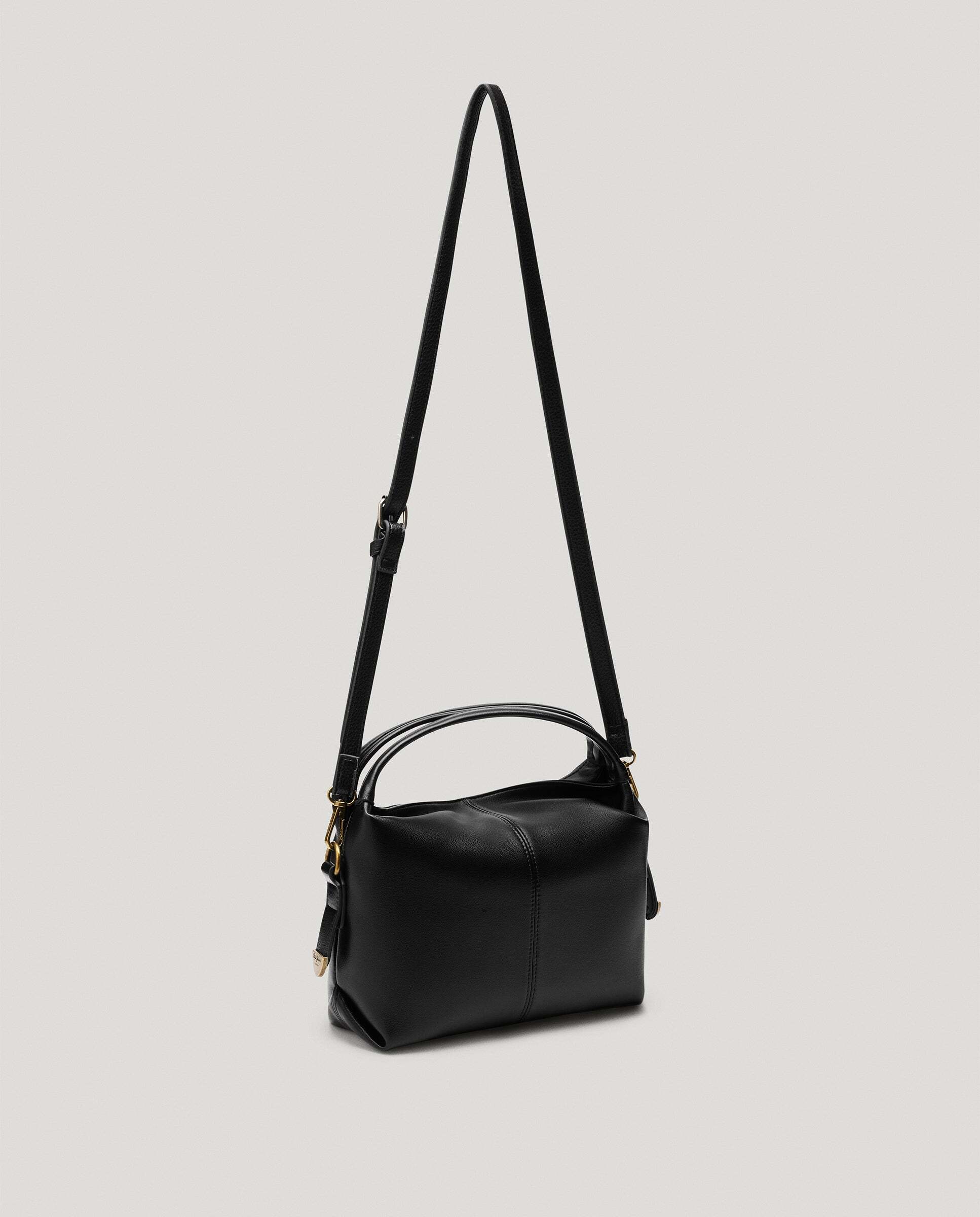 Bandolera de mujer efecto piel - Pepe Jeans - Negro Negro-2