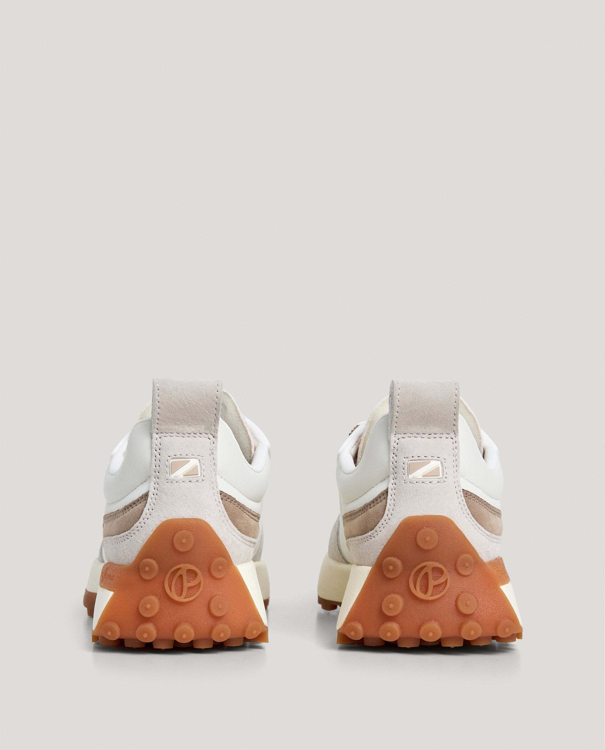 Lucky - Pepe Jeans - zapatillas con detalles en ante con piel - Blanco Blanco-4
