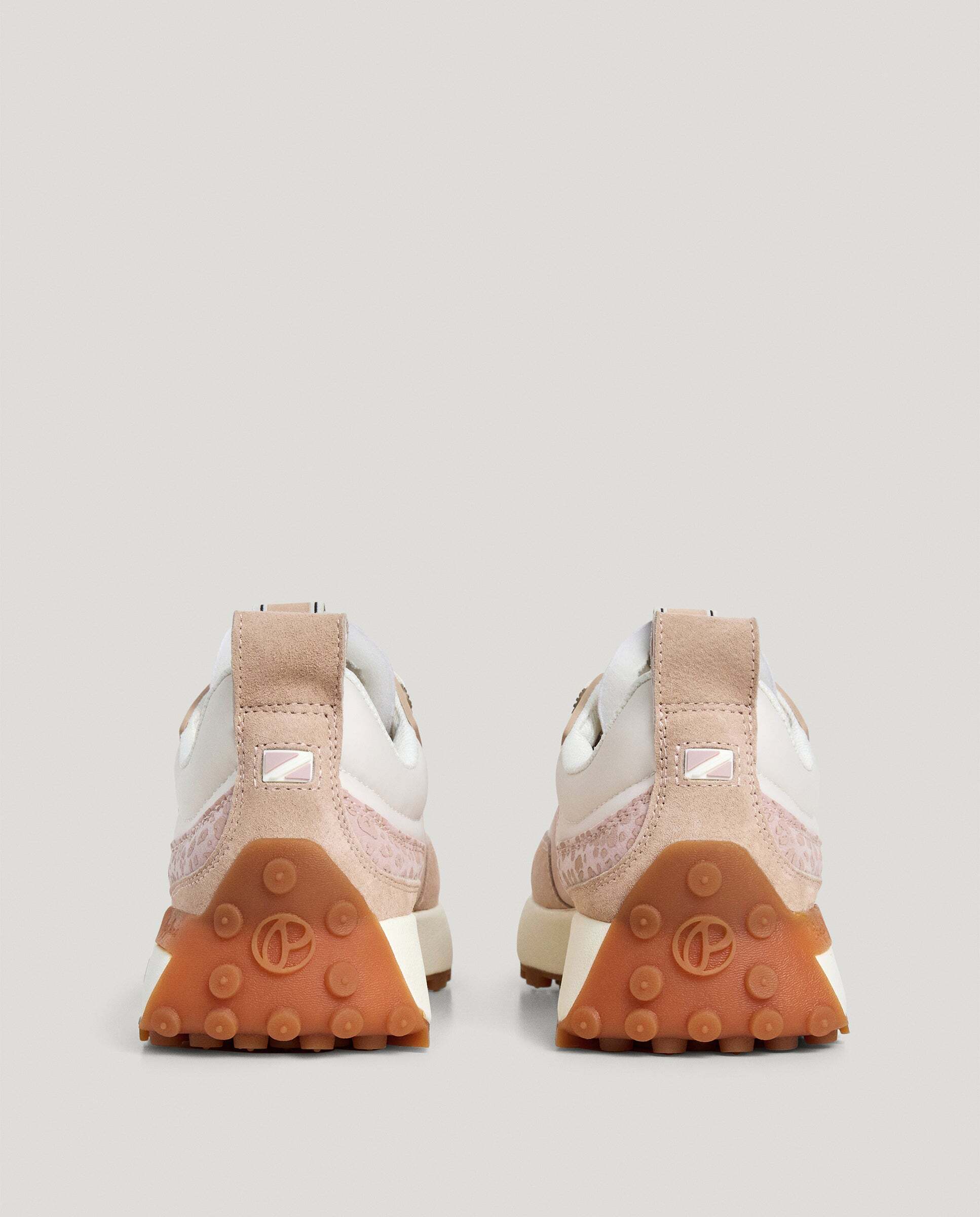 Lucky - Pepe Jeans - zapatillas con detalles en ante - Rosa Rosa-4