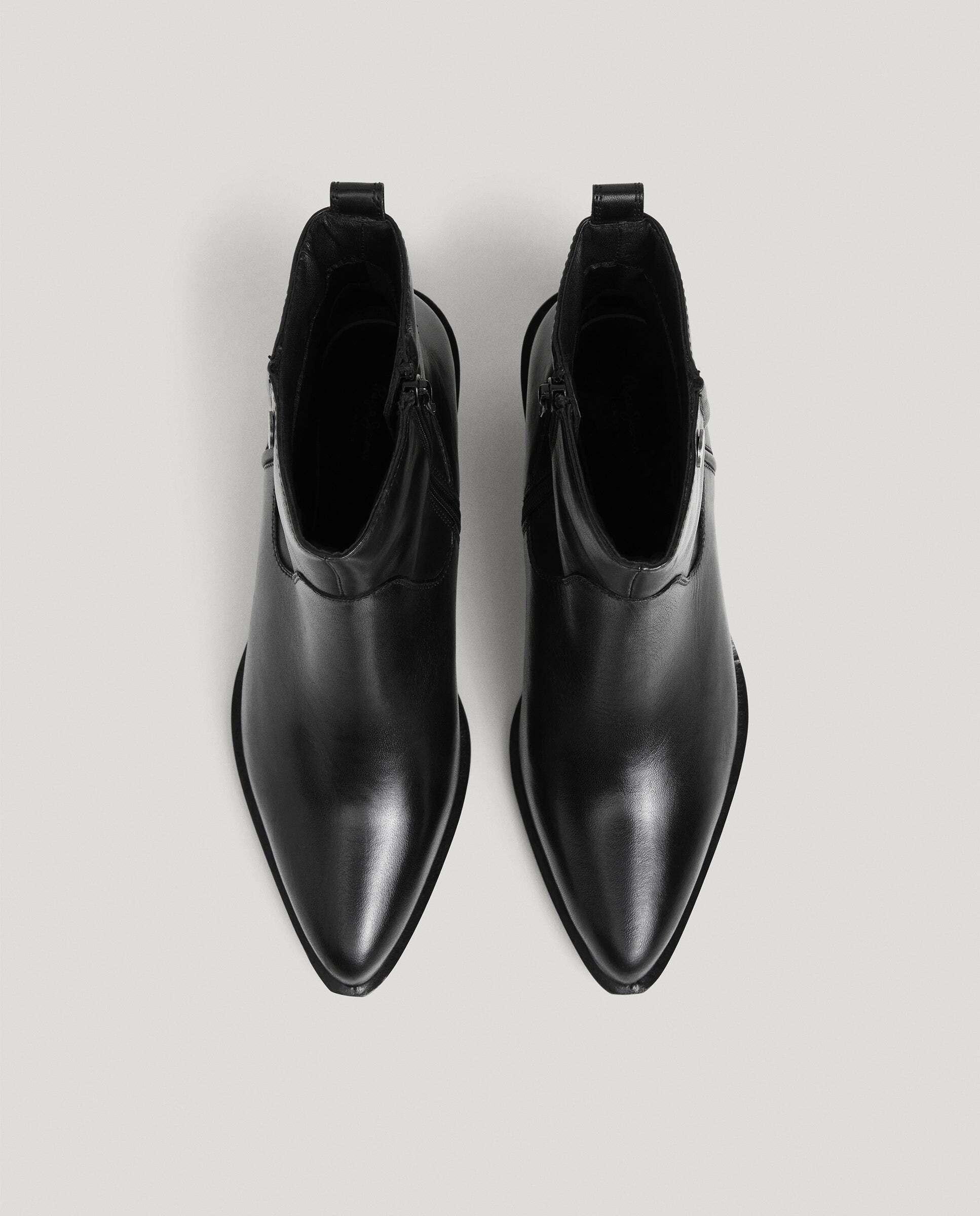 Botines de mujer 100% piel - Pepe Jeans - Negro Negro-3