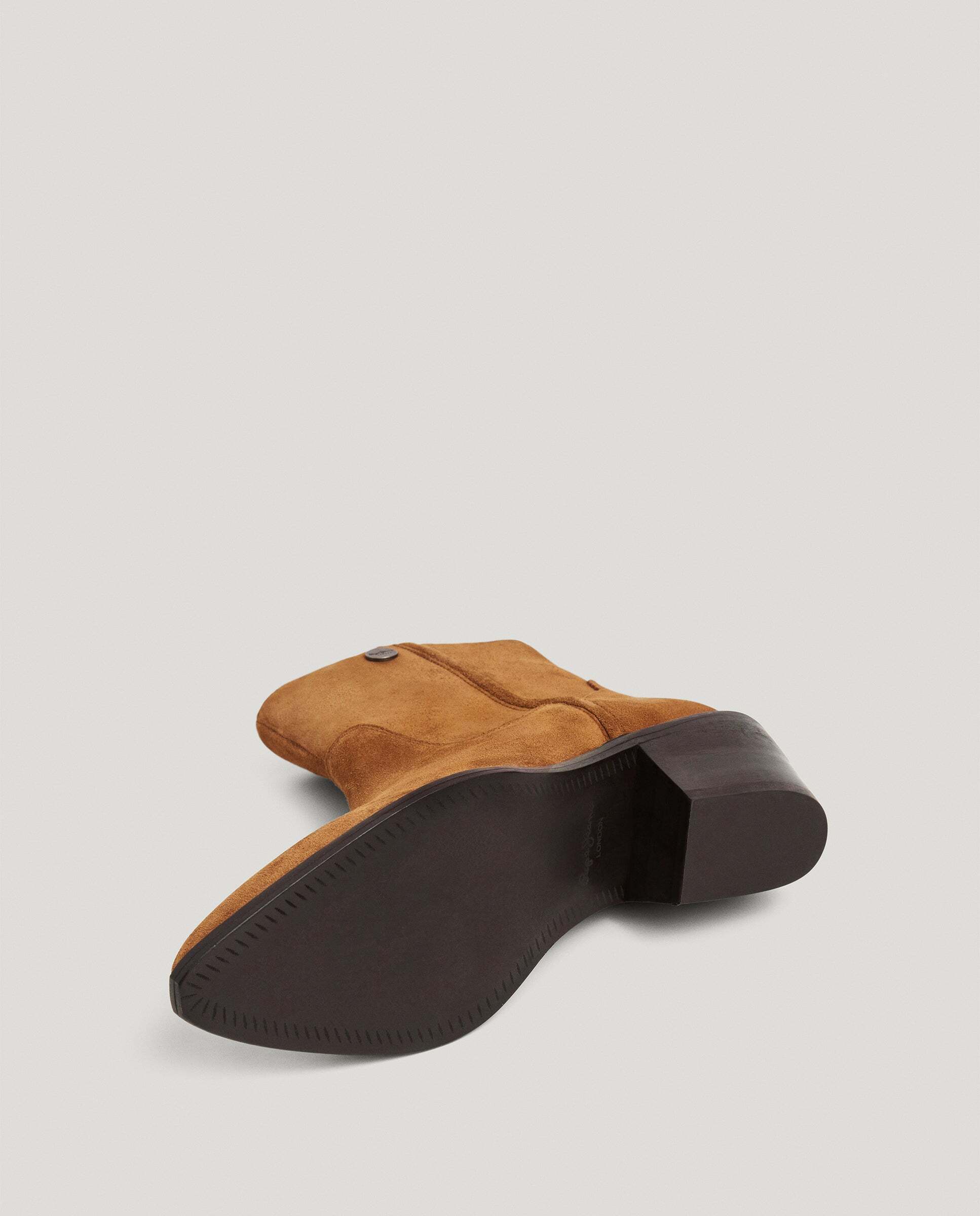 Botines de mujer de ante - Pepe Jeans - Marrón Marrón-6