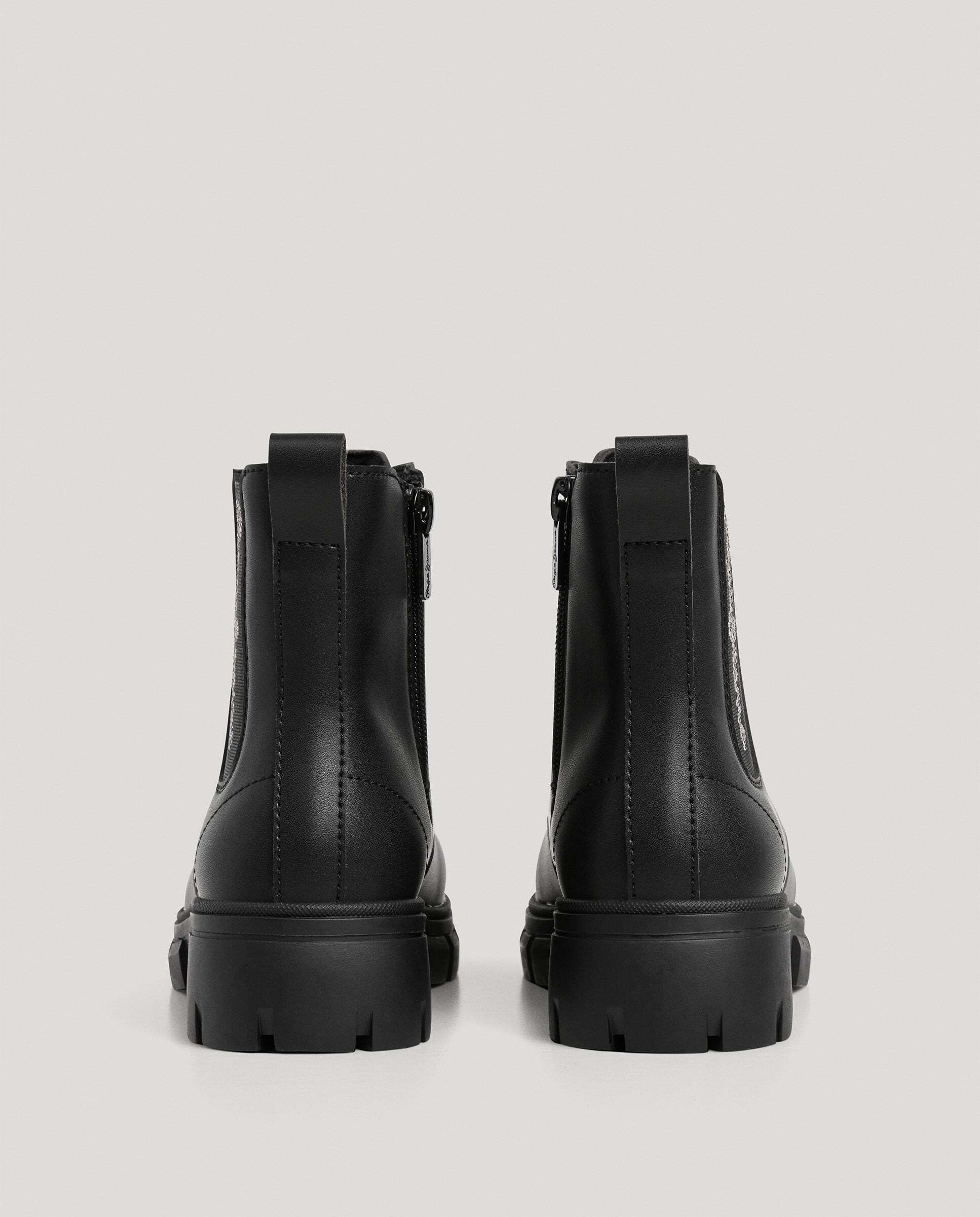 Botas de niña con logo strass - Pepe Jeans - Negro Negro-4