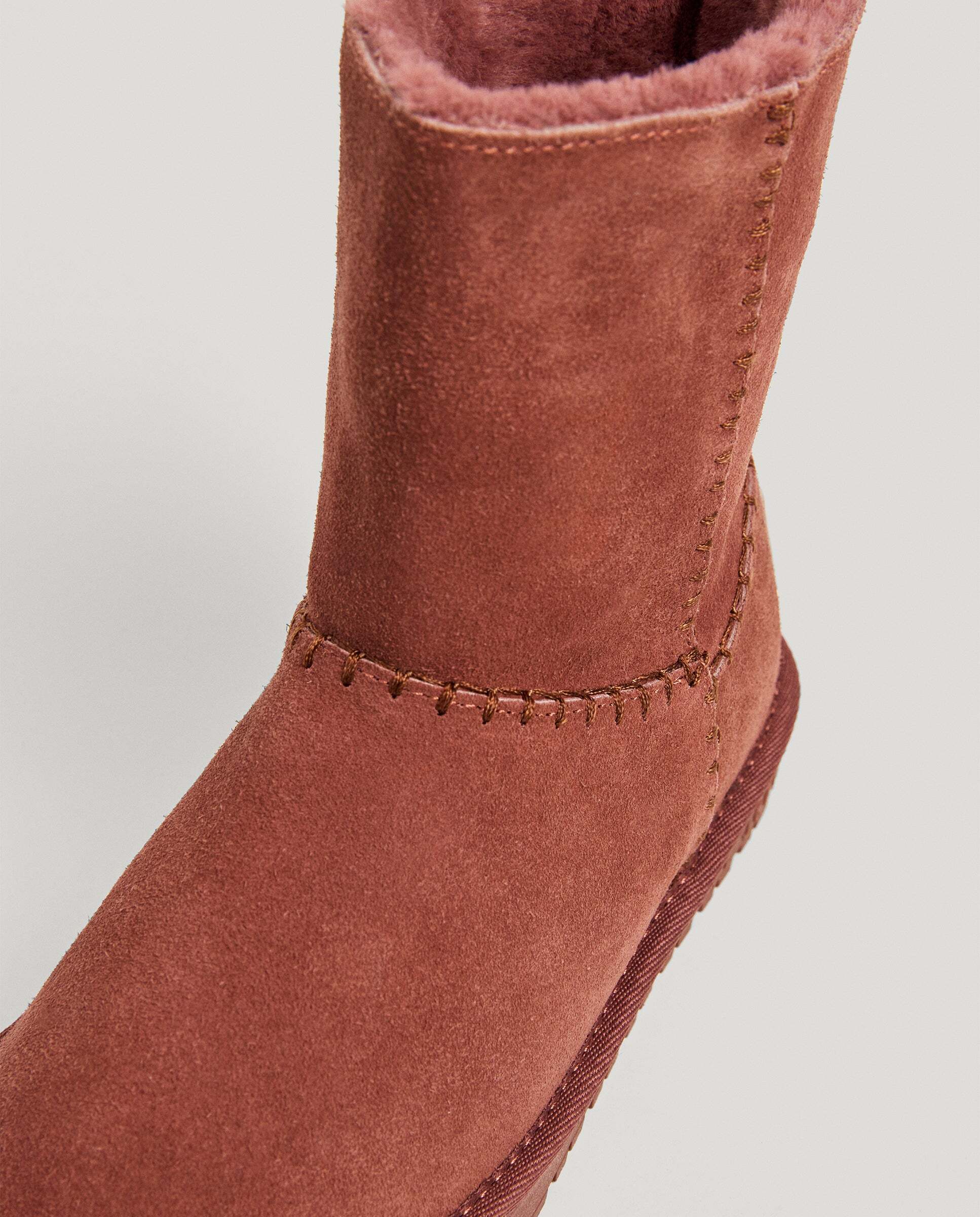 Botas de niña de ante - Pepe Jeans - Rosa Rosa-5