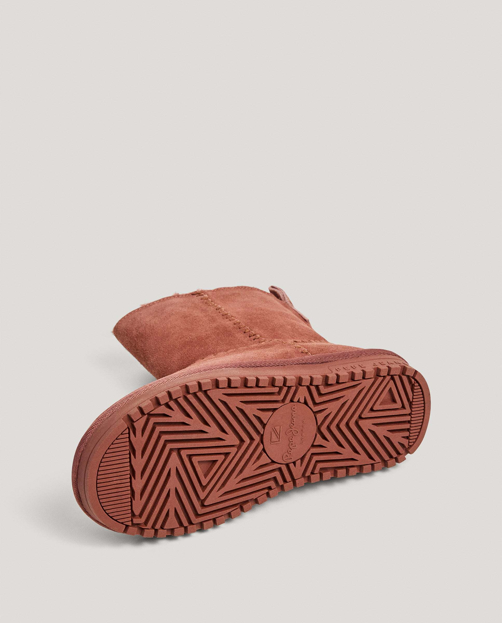 Botas de niña de ante - Pepe Jeans - Rosa Rosa-6