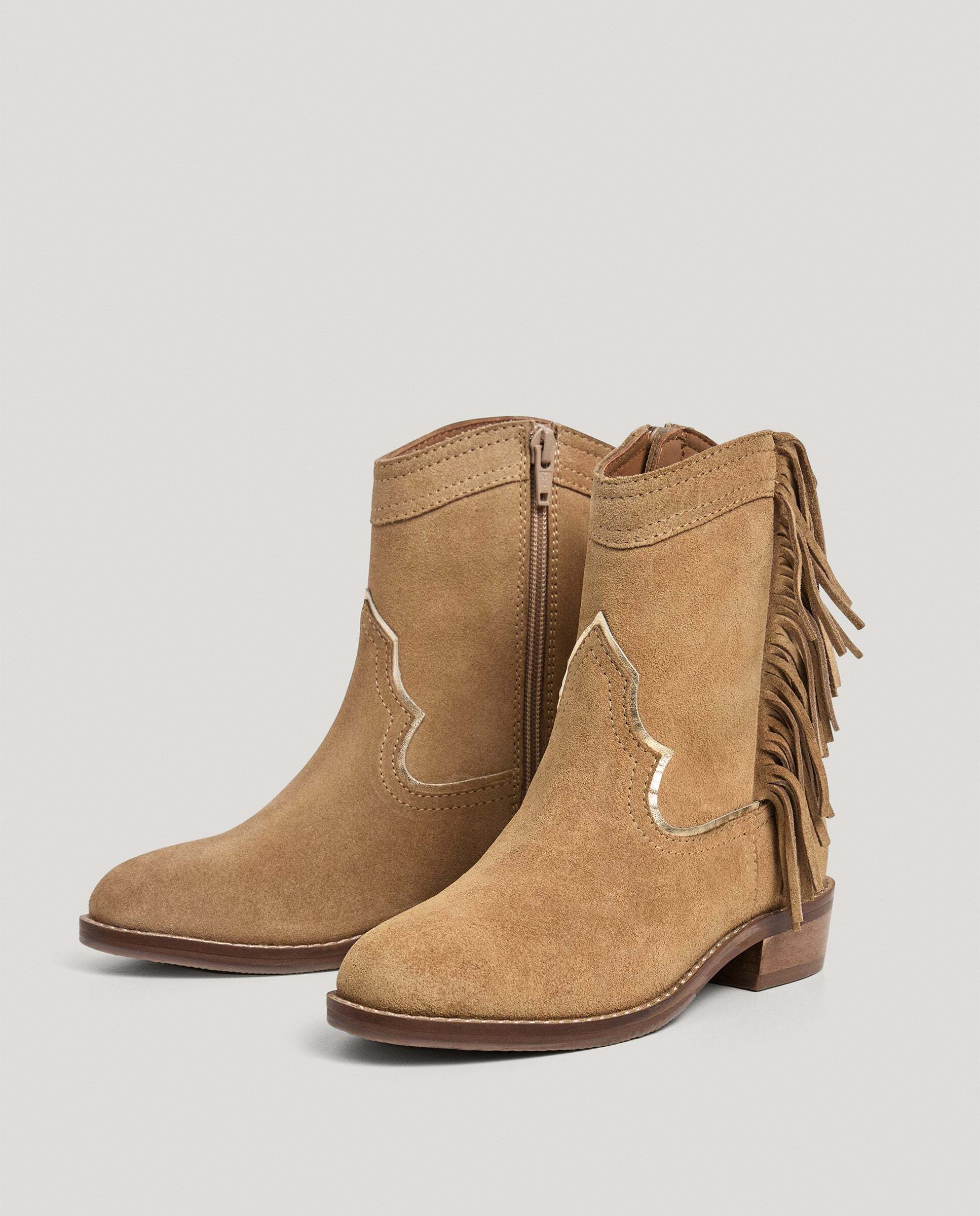 Botas de niña cowboy de ante - Pepe Jeans - Marrón Marrón-3