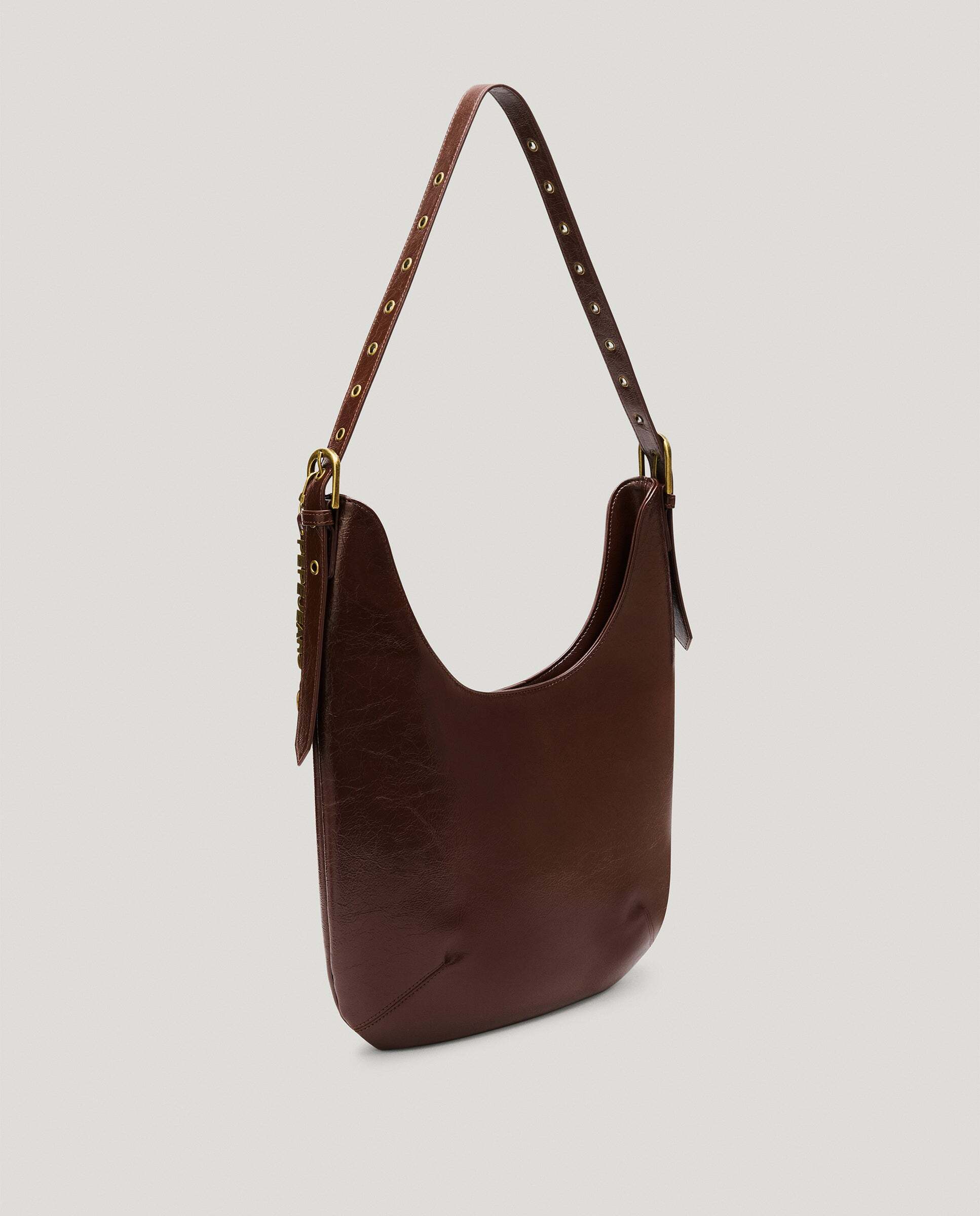 Bolso de mujer hobo efecto piel - Pepe Jeans - Marrón Marrón-4