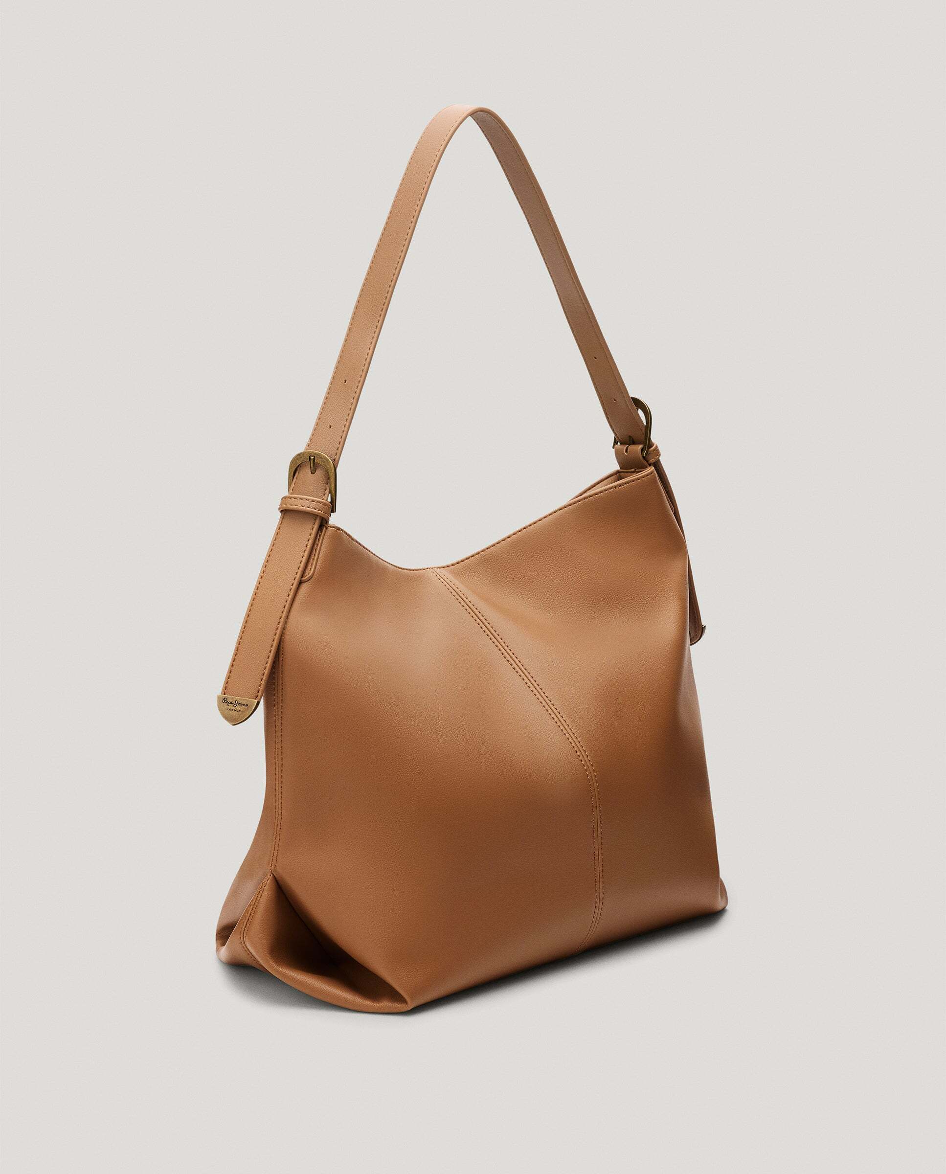 Bolso de mujer shopper efecto piel - Pepe Jeans - Caramelo Caramelo-3