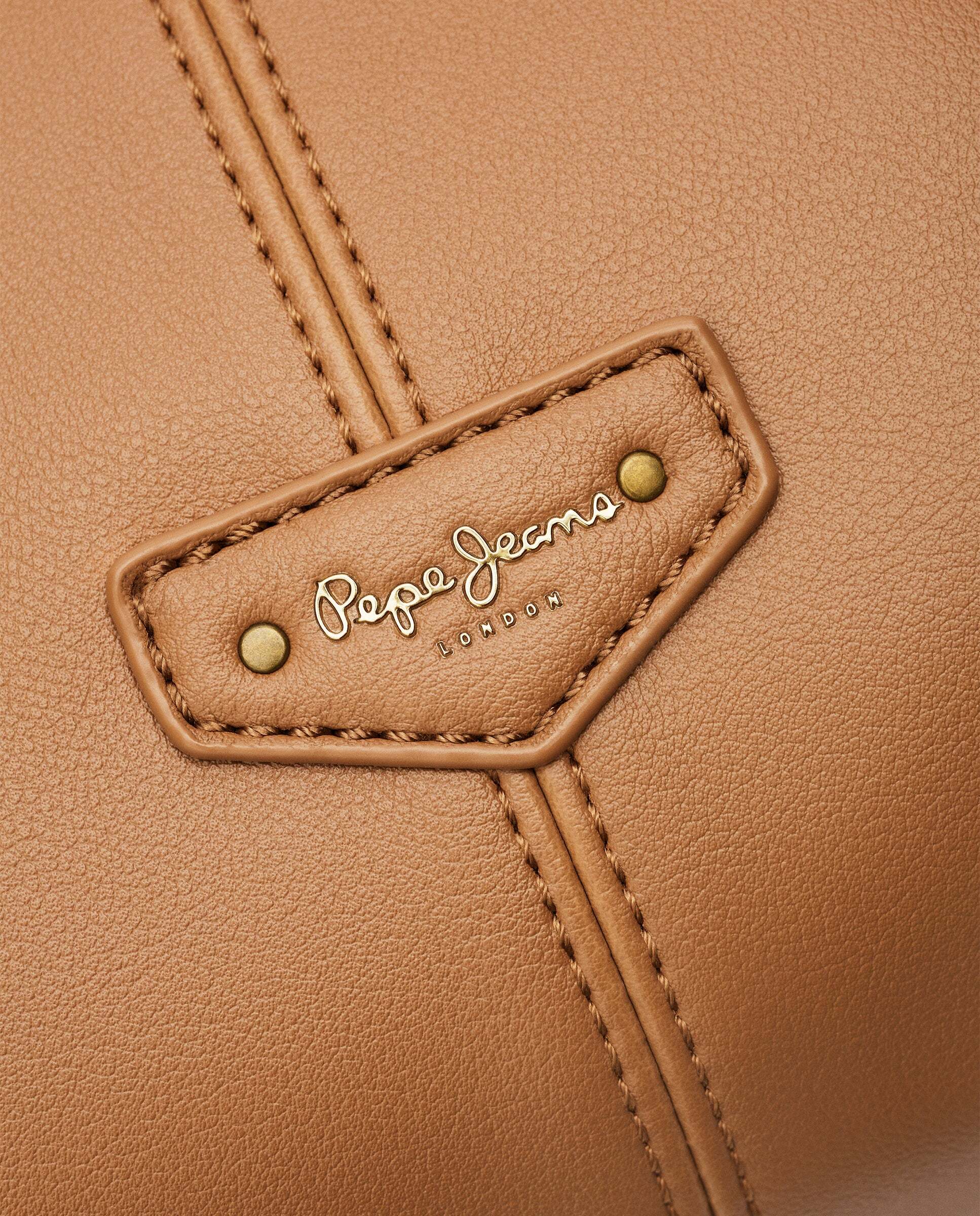 Bolso de mujer shopper efecto piel - Pepe Jeans - Caramelo Caramelo-4