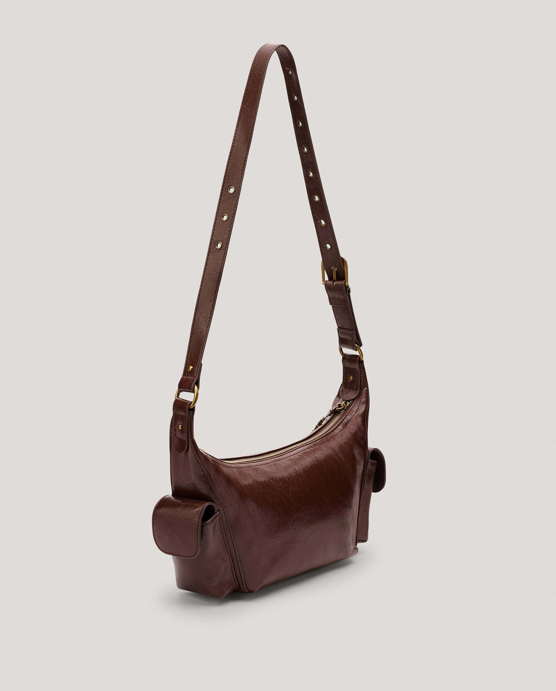 Bolso de mujer hobo efecto piel - Pepe Jeans - Marrón Marrón-2