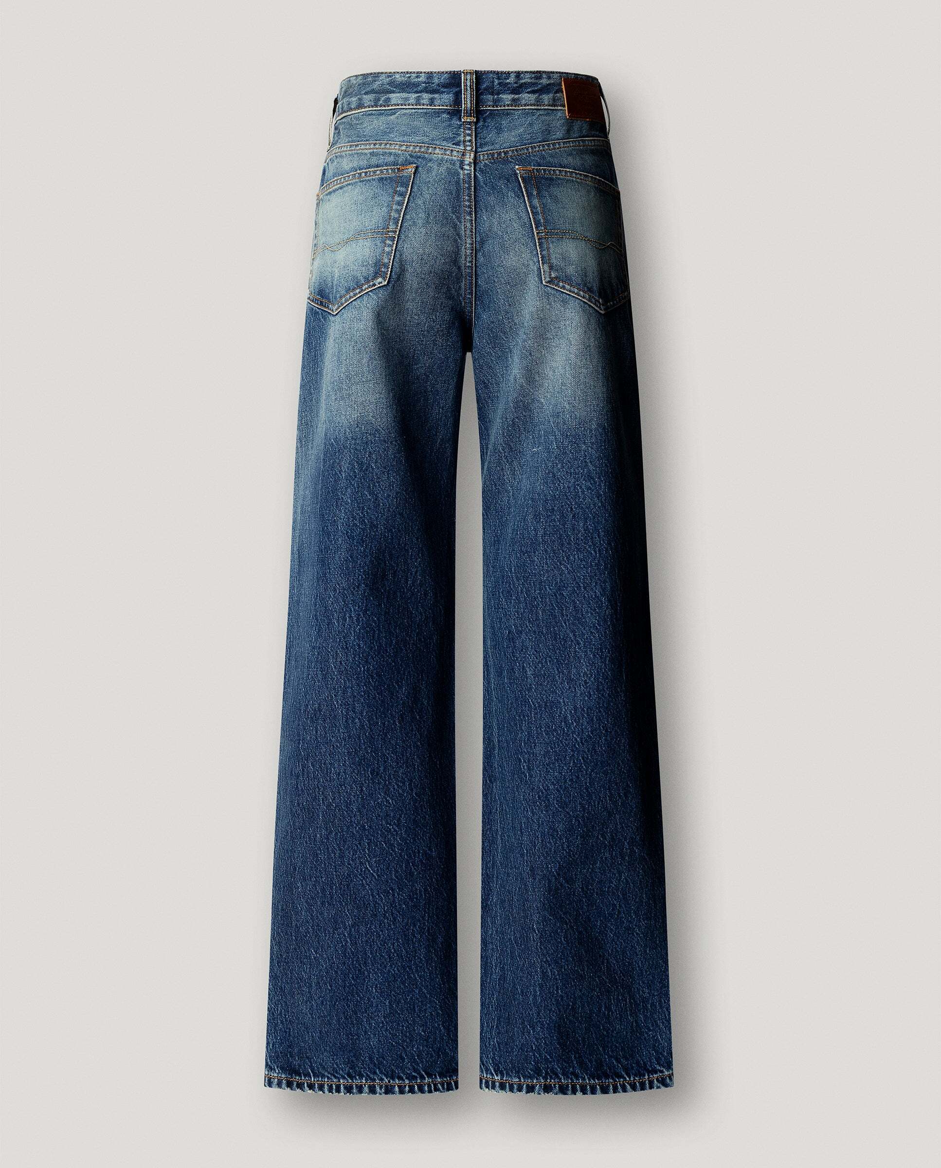 Vaquero de mujer fit recto tiro alto - Pepe Jeans - Azul Azul-5