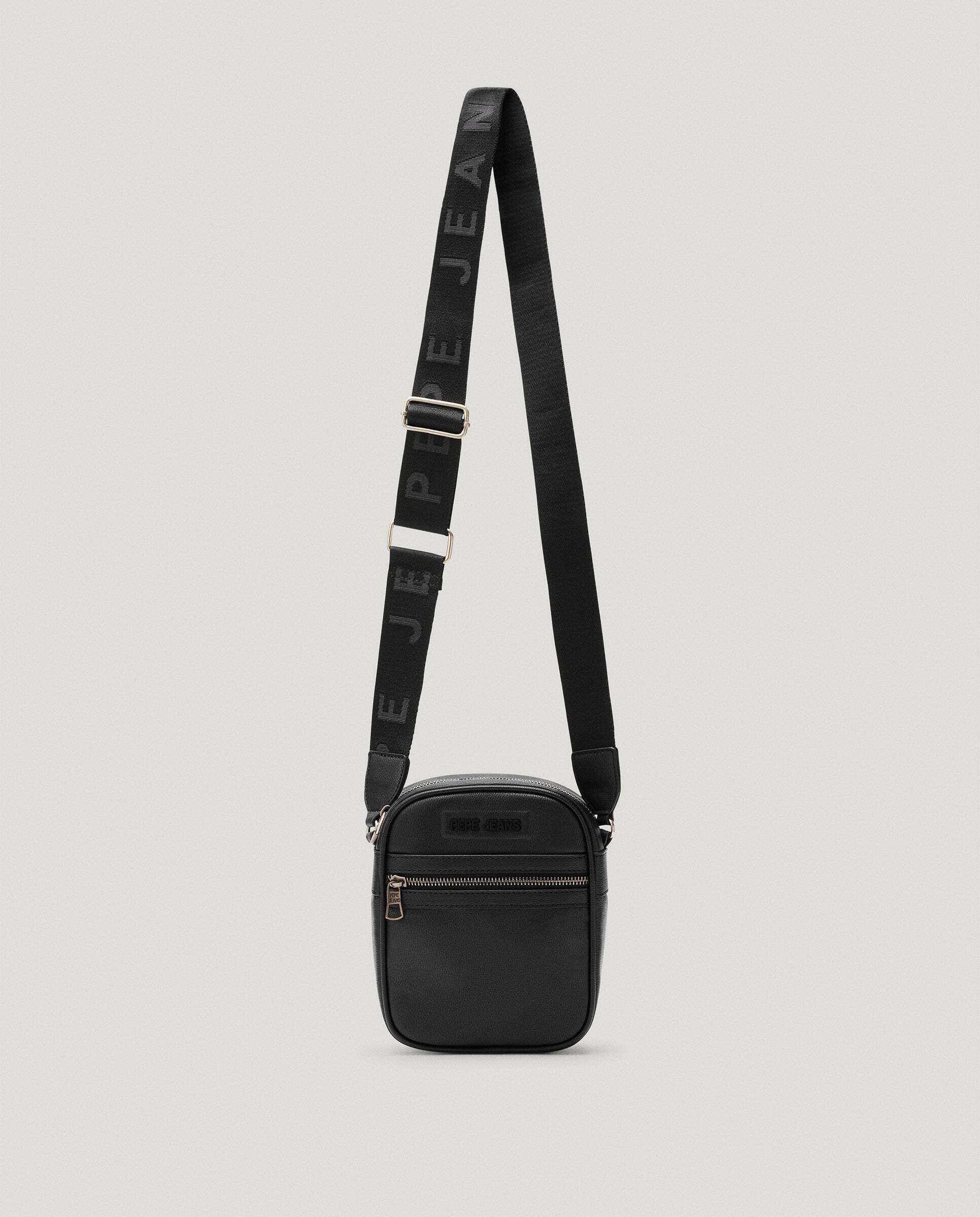 Bandolera de hombre reporter con asa ajustable - Pepe Jeans - Negro Negro-3