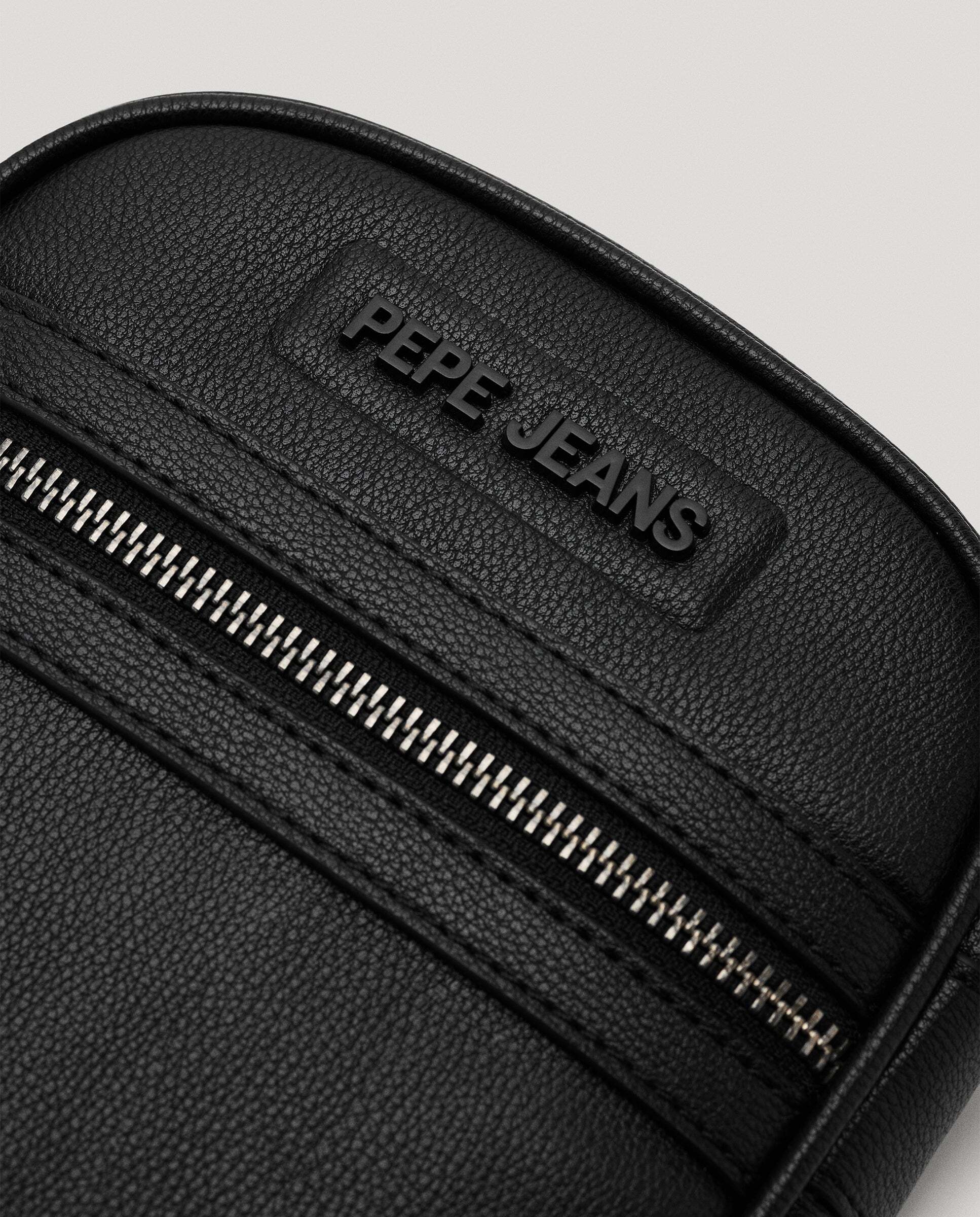 Bandolera de hombre reporter con asa ajustable - Pepe Jeans - Negro Negro-4