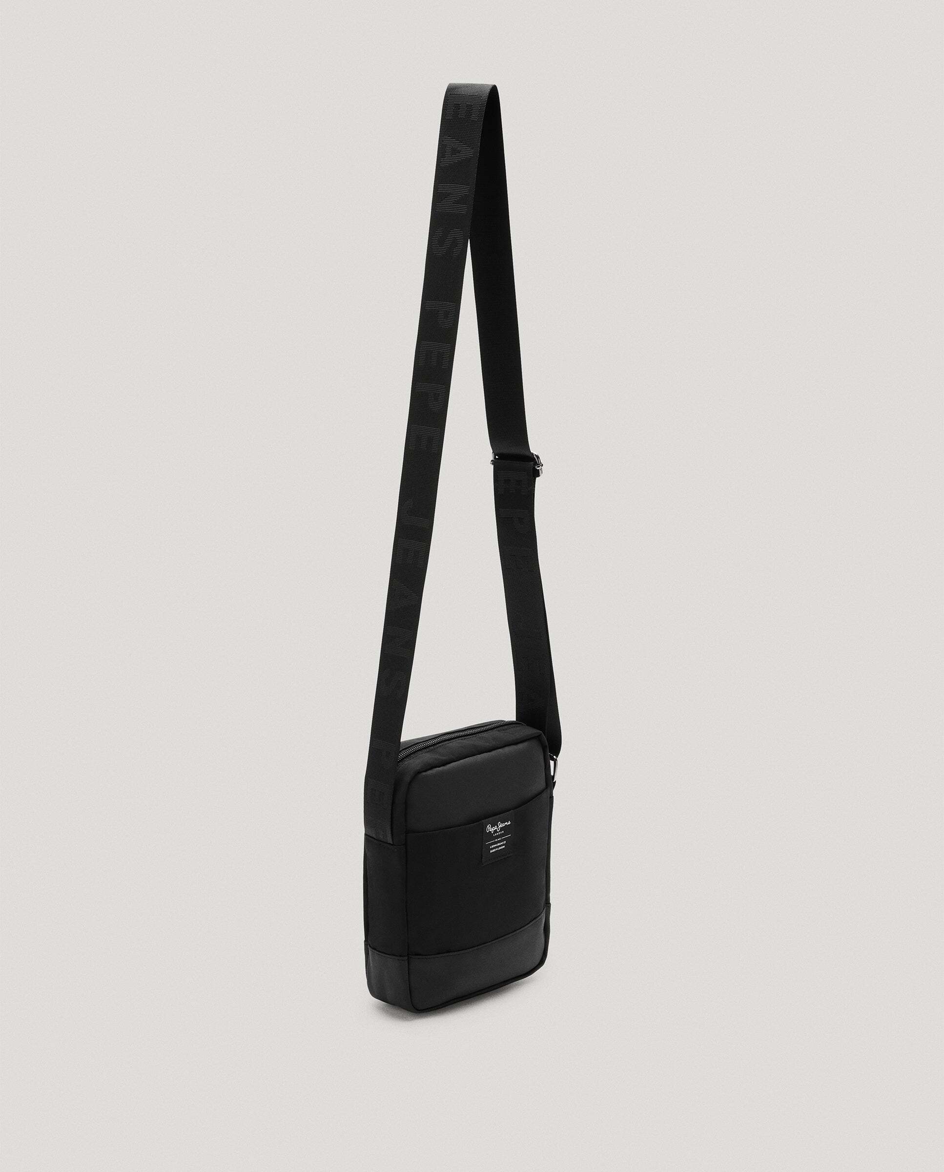 Bandolera de hombre reporter con asa ajustable - Pepe Jeans - Negro Negro-2