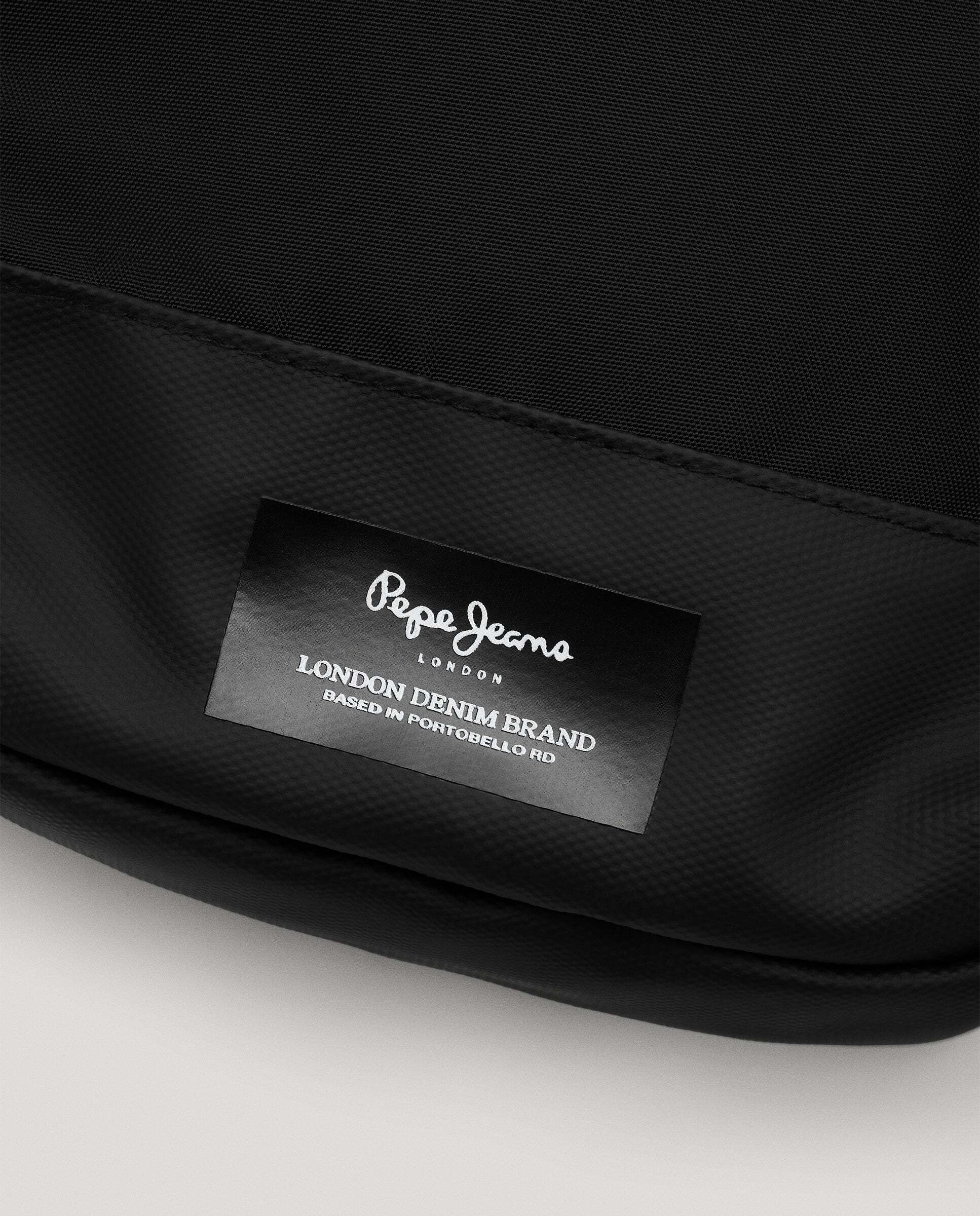 Bandolera de hombre reporter con asa ajustable - Pepe Jeans - Negro Negro-4