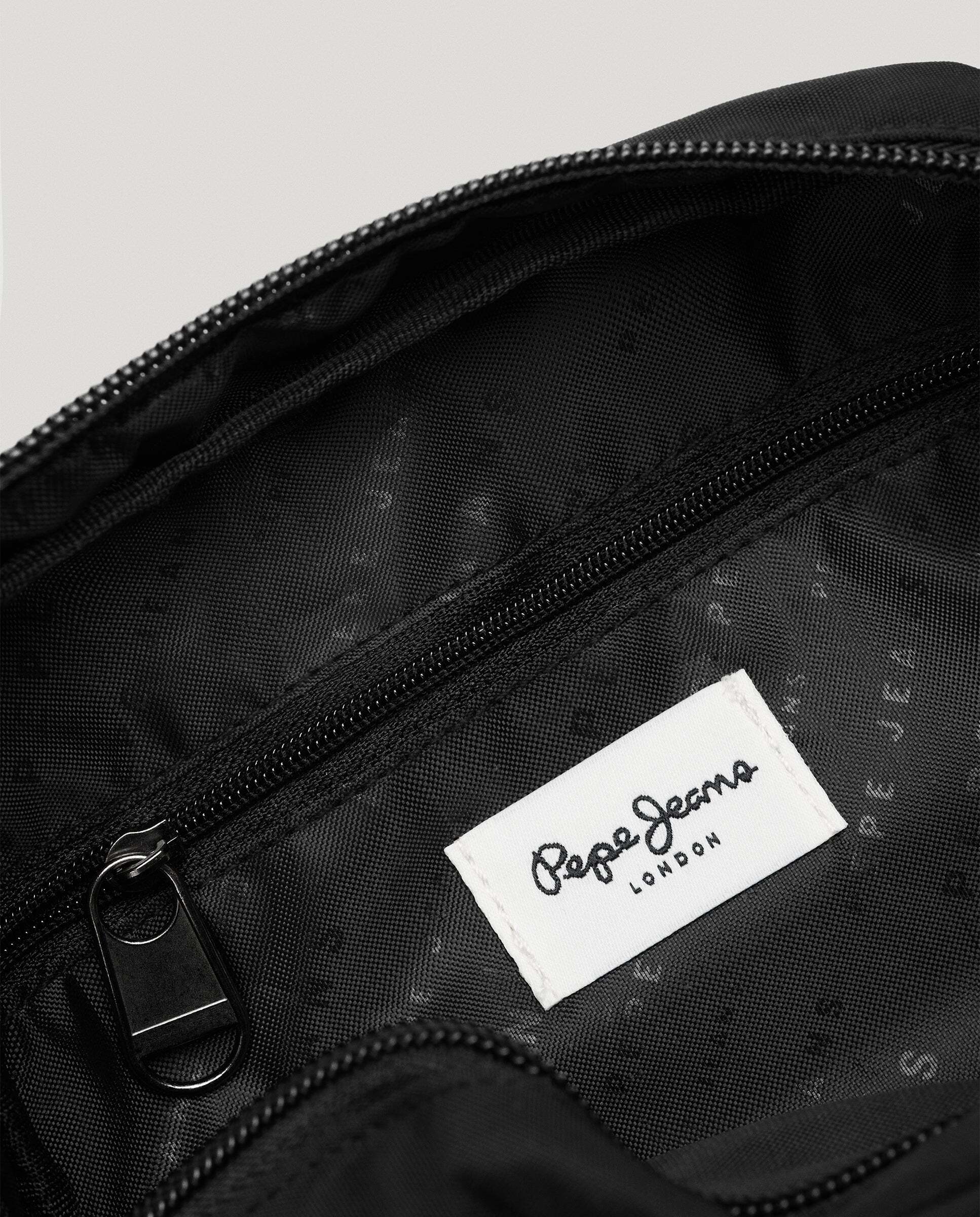Bandolera de hombre reporter con asa ajustable - Pepe Jeans - Negro Negro-6