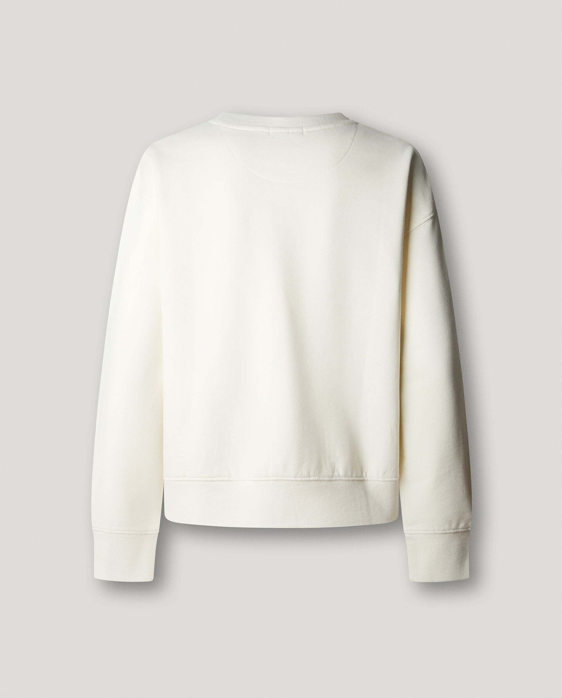 Sudadera de mujer cuello redondo con logo - Pepe Jeans - Blanco Blanco-4
