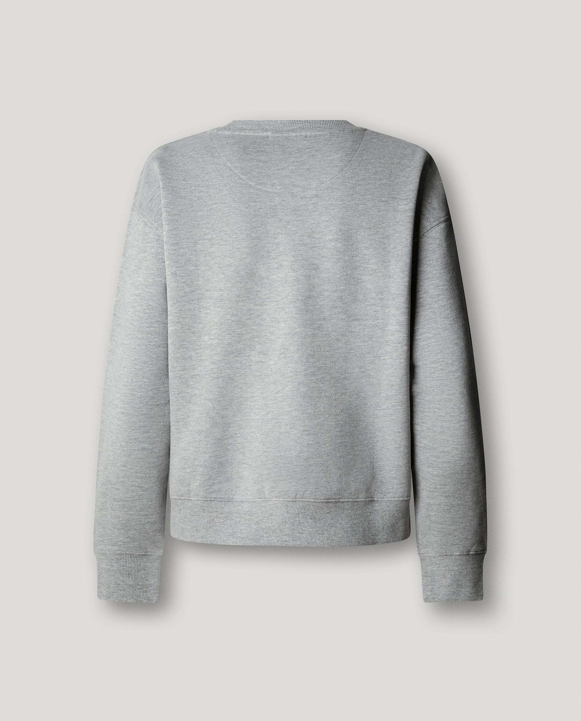 Sudadera de mujer cuello redondo con logo - Pepe Jeans - Gris Gris-5