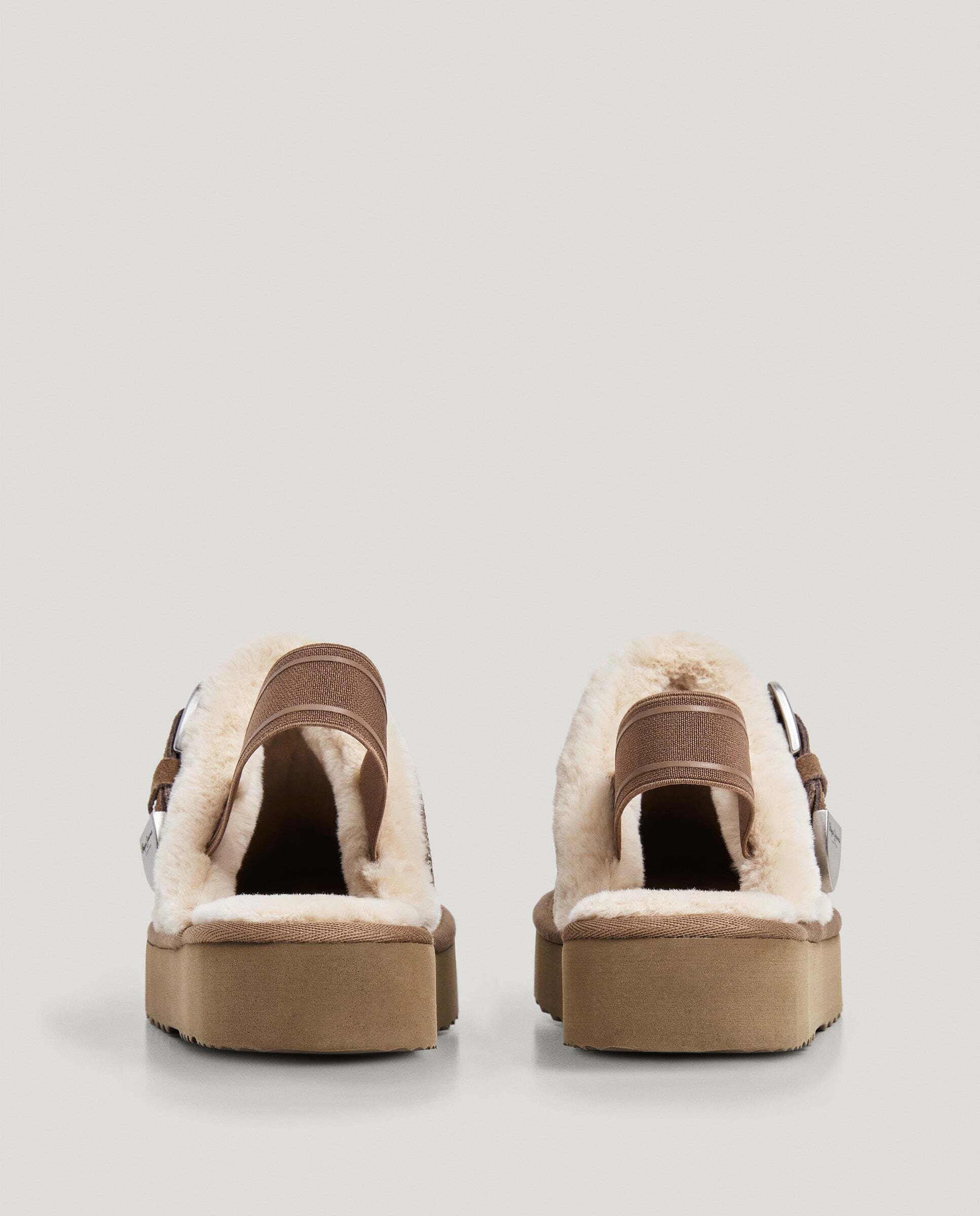 Zuecos de mujer de ante - Pepe Jeans - Natural Natural-4