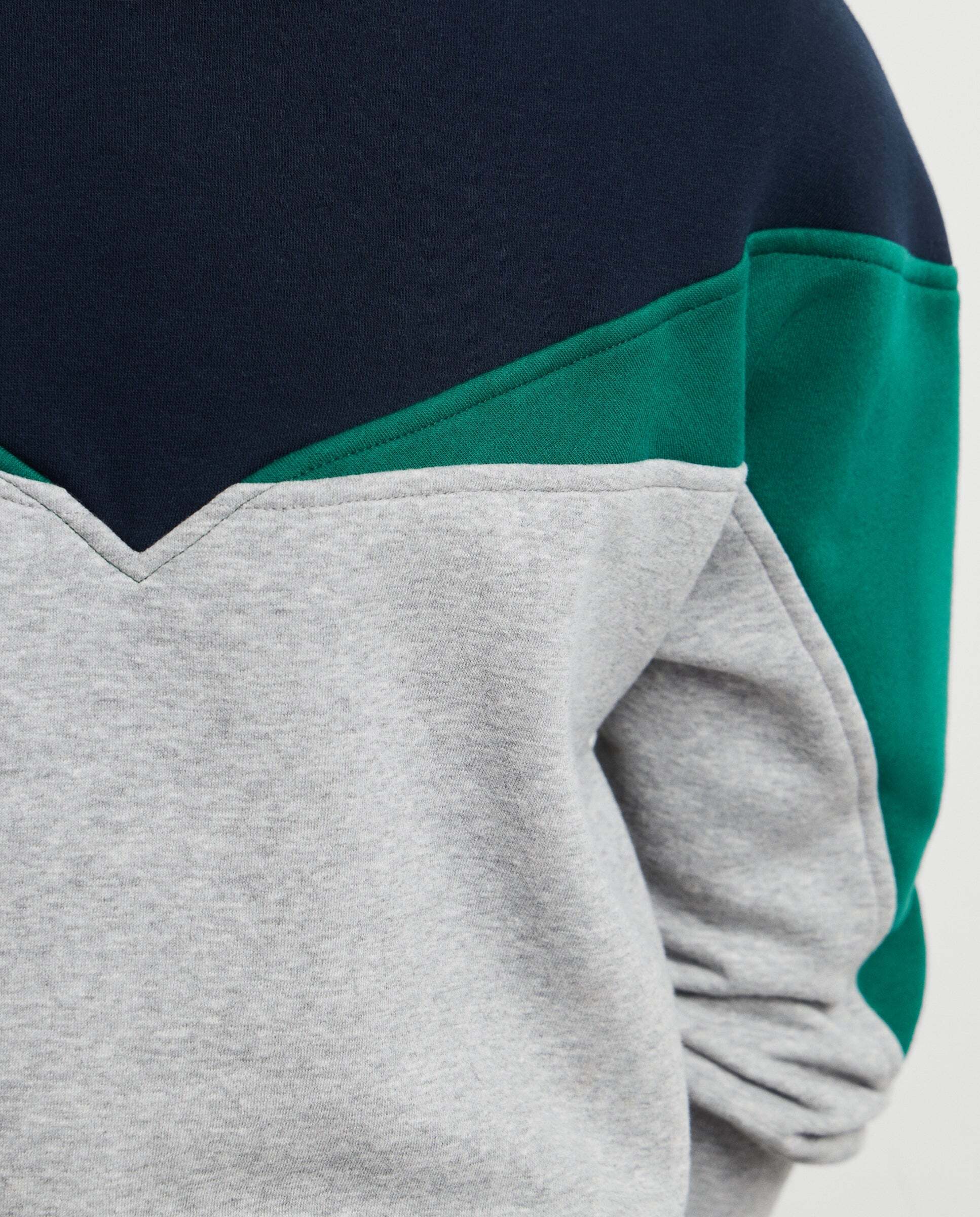 Imagen 4 de Sudadera de mujer cuello alto color block - Pepe Jeans - Gris Gris