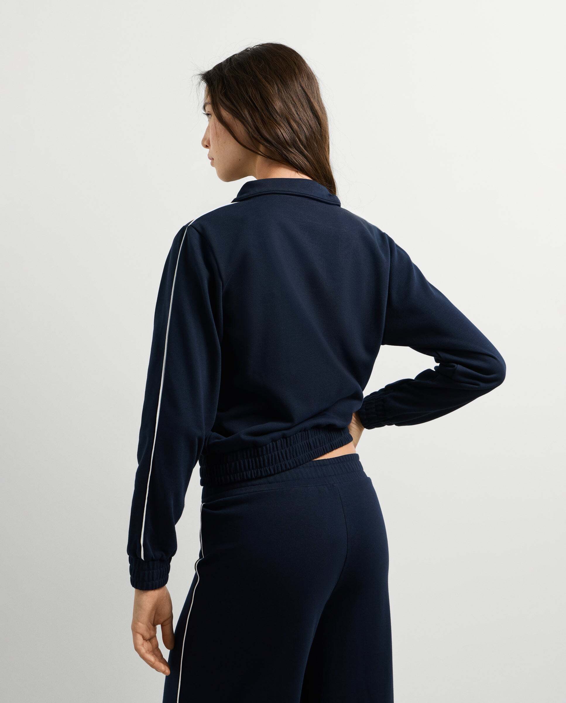 Sudadera de mujer cuello alto fit relaxed - Pepe Jeans - Azul Azul-2