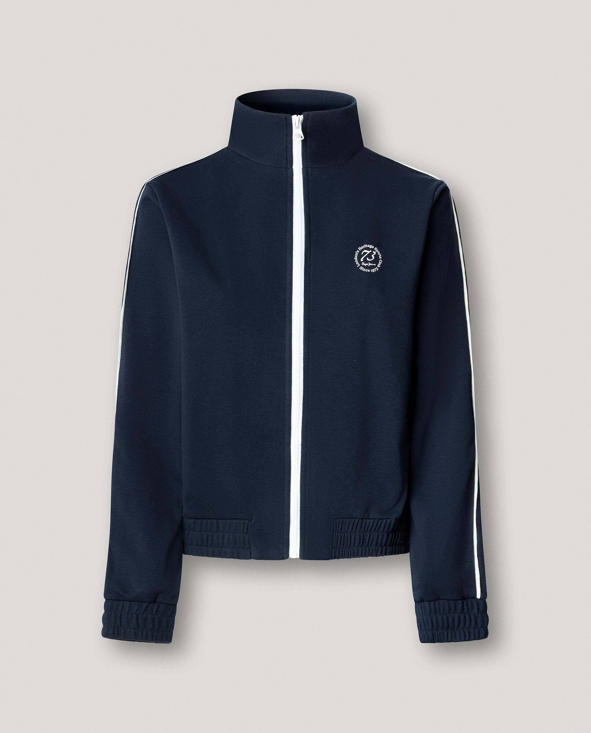 Sudadera de mujer cuello alto fit relaxed - Pepe Jeans - Azul Azul-7