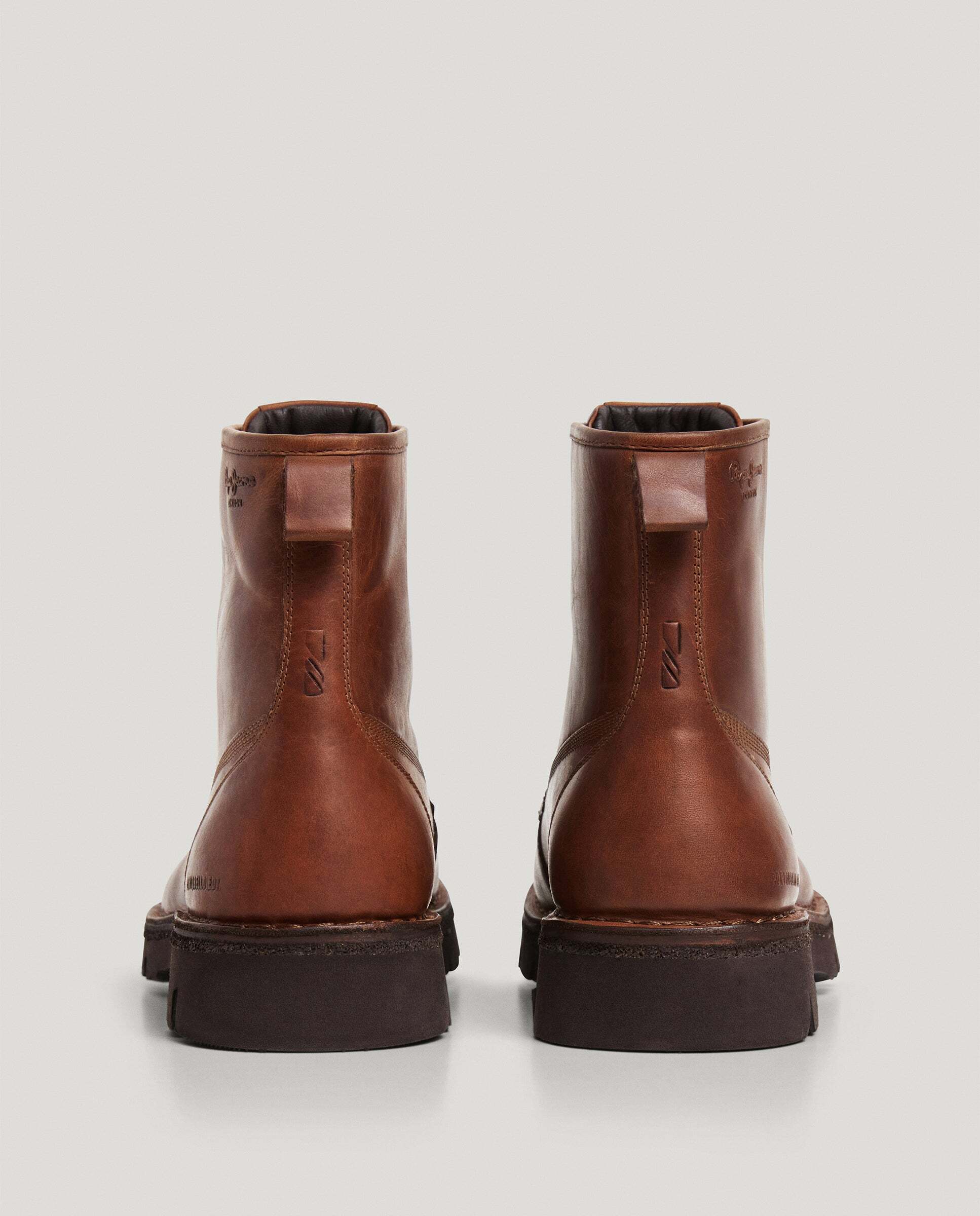 Imagen 4 de Botas de hombre cierre cordones 100% piel - Pepe Jeans - Marrón Marrón