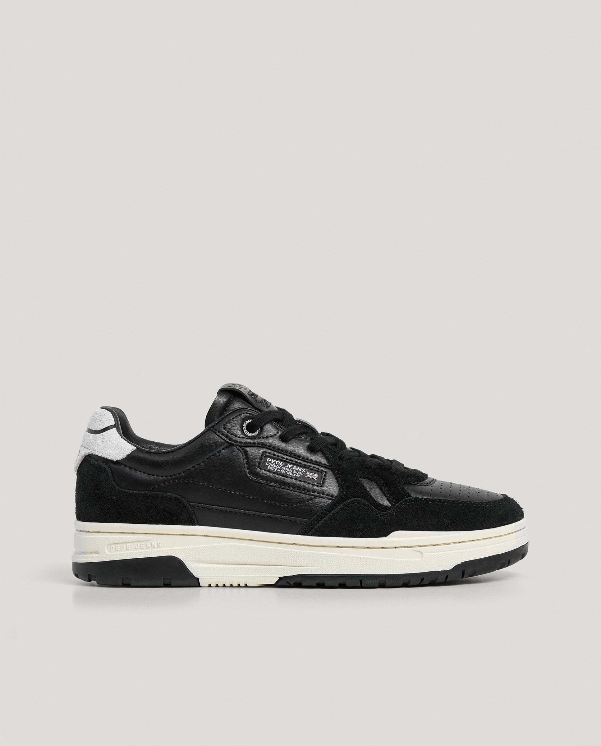 Chester - Pepe Jeans - zapatillas con detalles ante - Negro Negro-1