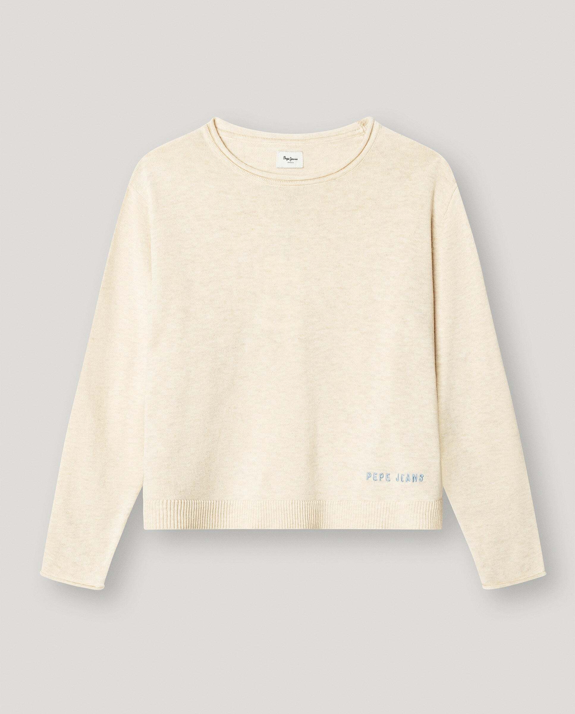 Jersey Madison de niña - Pepe Jeans - Blanco Blanco-1