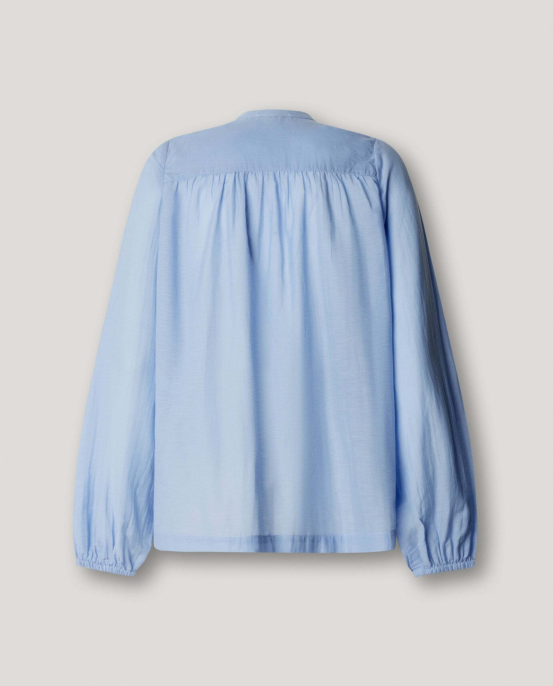 Blusa de mujer fluida cuello mao - Pepe Jeans - Azul Azul-5