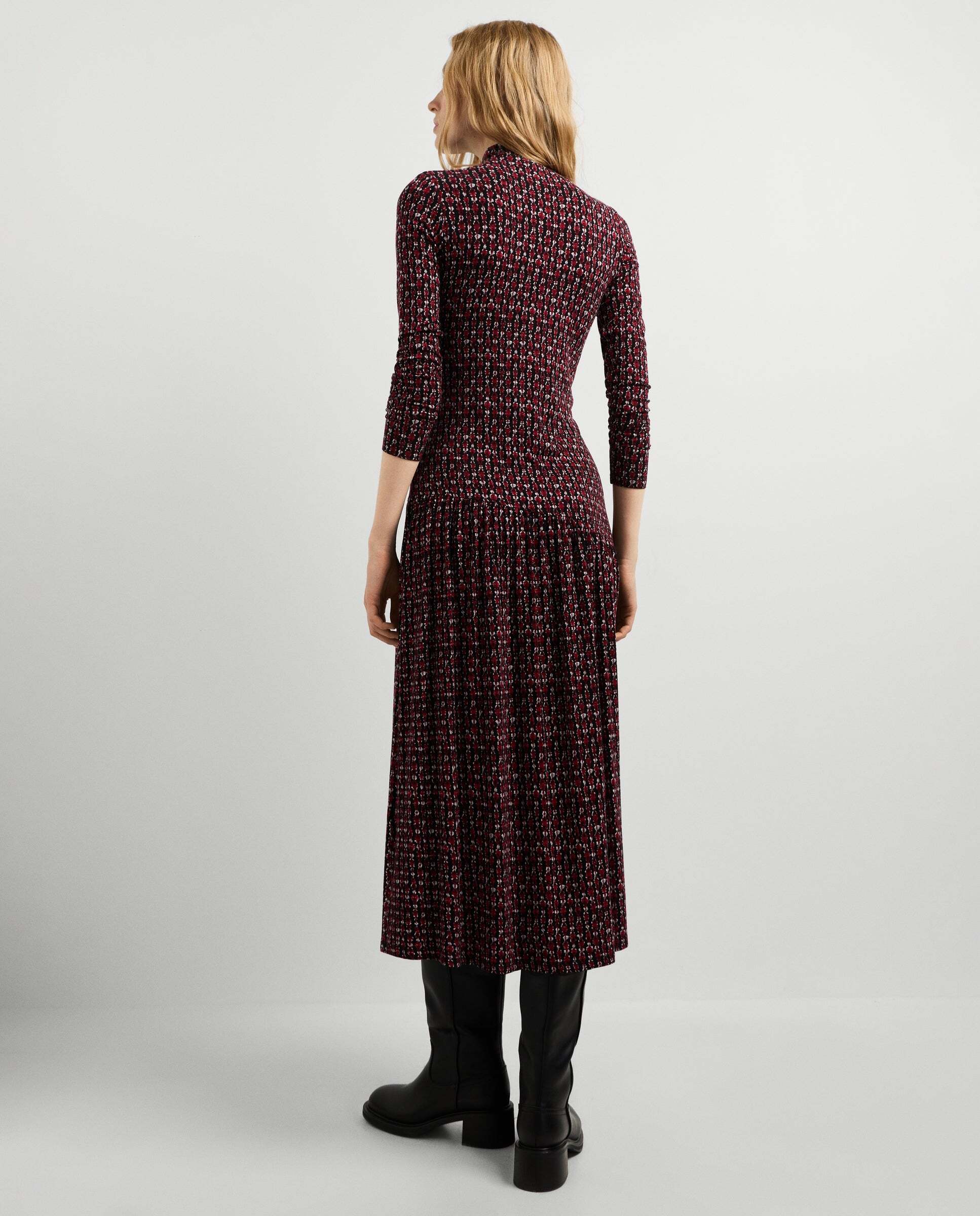 Imagen 3 de Vestido de mujer largo estampado floral - Pepe Jeans - Negro Negro