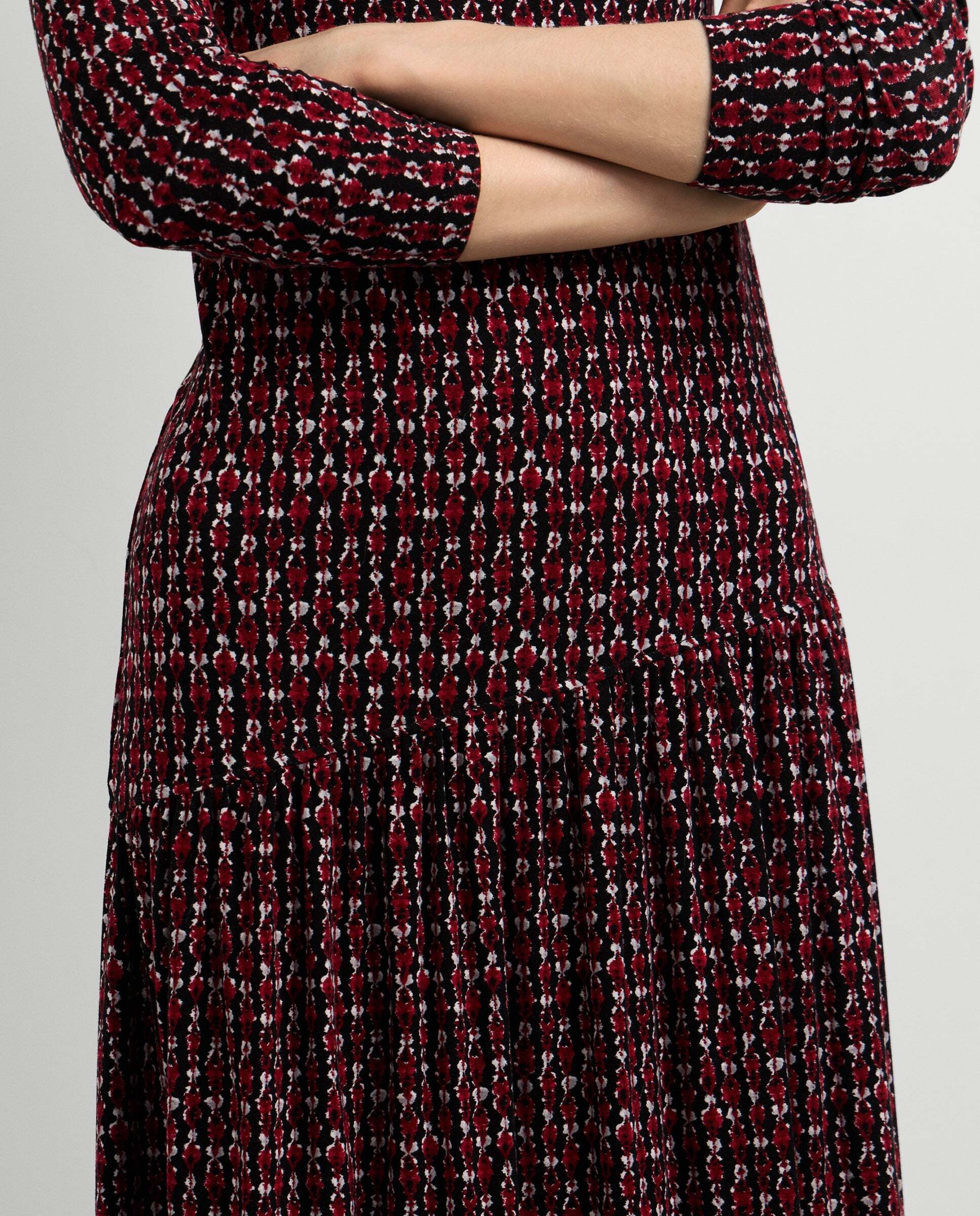 Imagen 4 de Vestido de mujer largo estampado floral - Pepe Jeans - Negro Negro