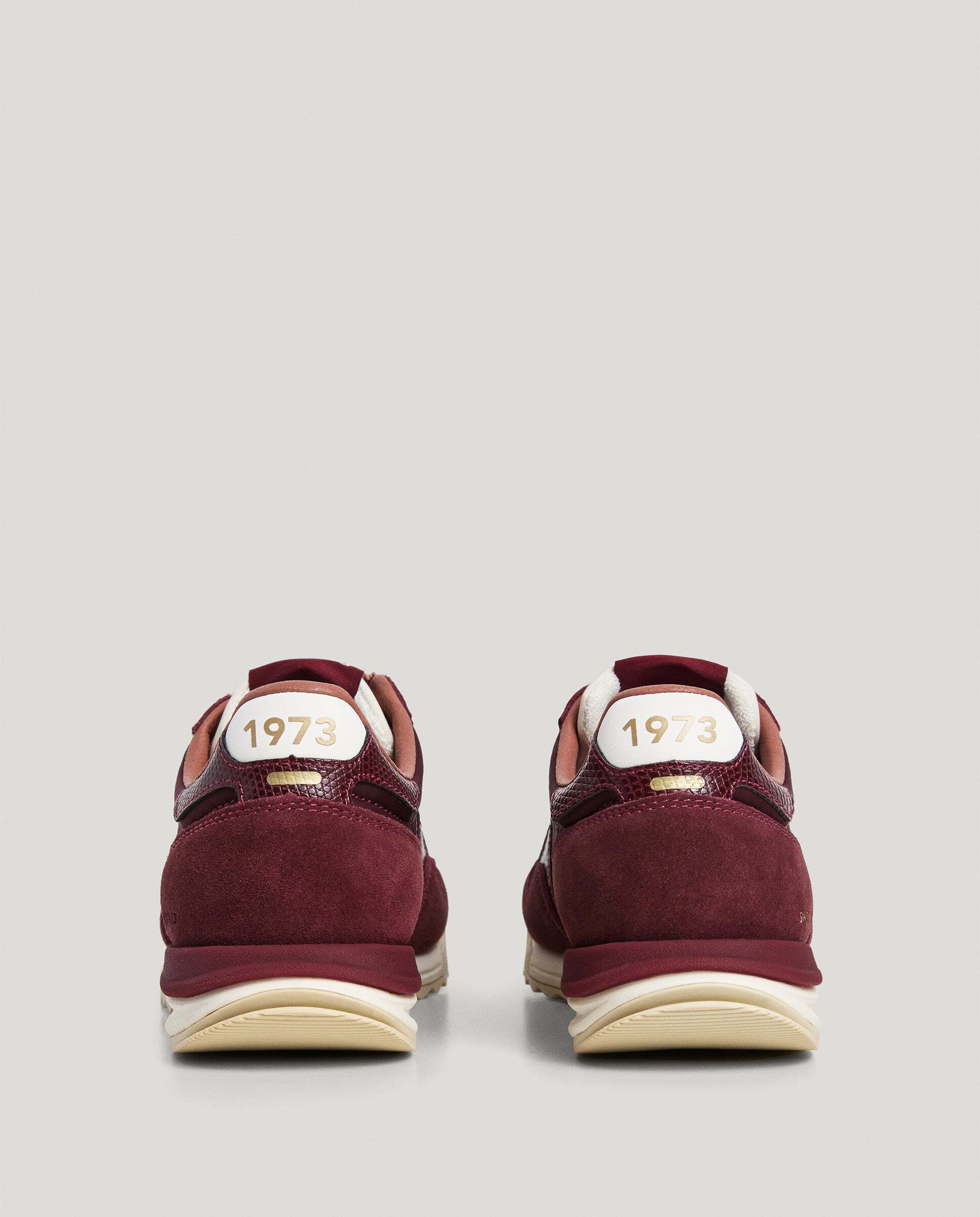 Marvin - Pepe Jeans - zapatillas retro con detalles en ante - Granate Granate-4