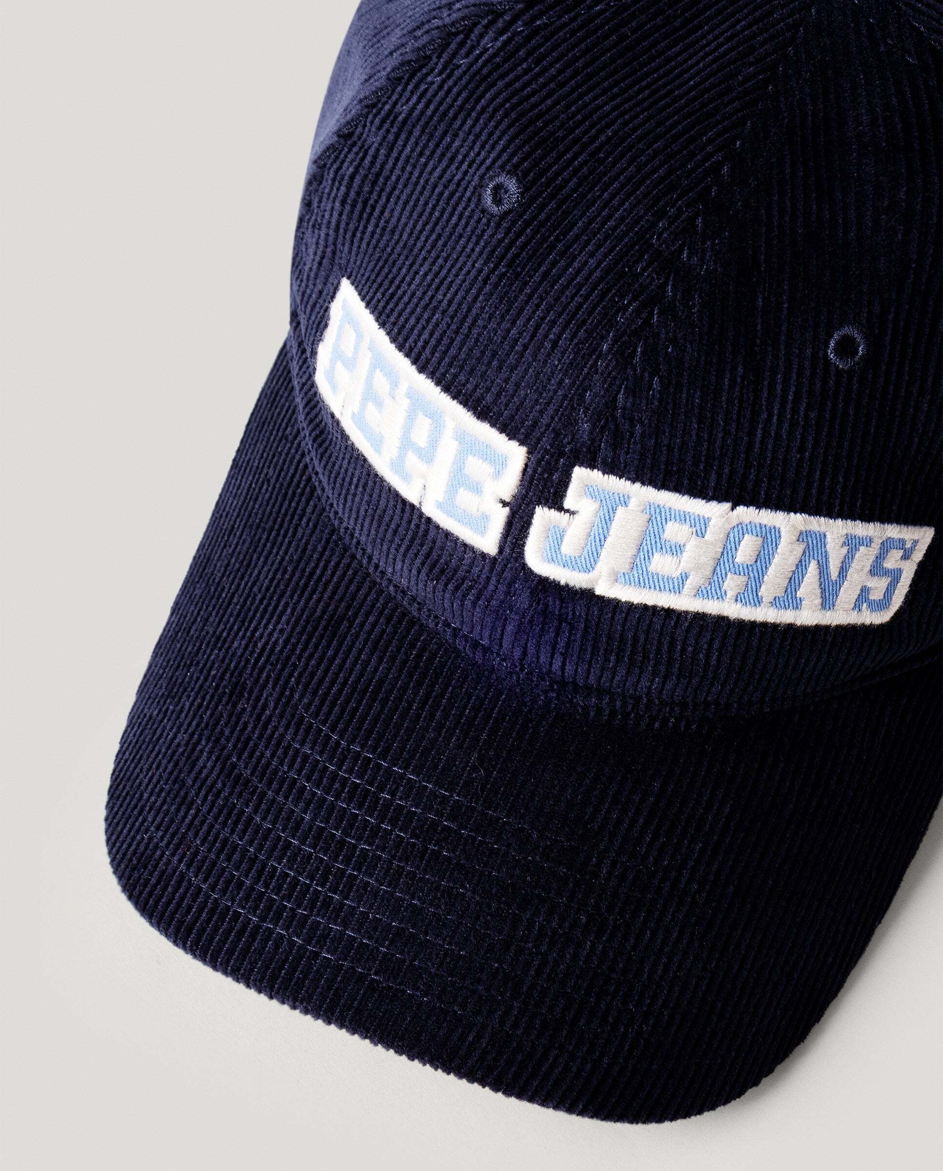 Gorra de hombre de pana con logo bordado - Pepe Jeans - Azul Azul-4