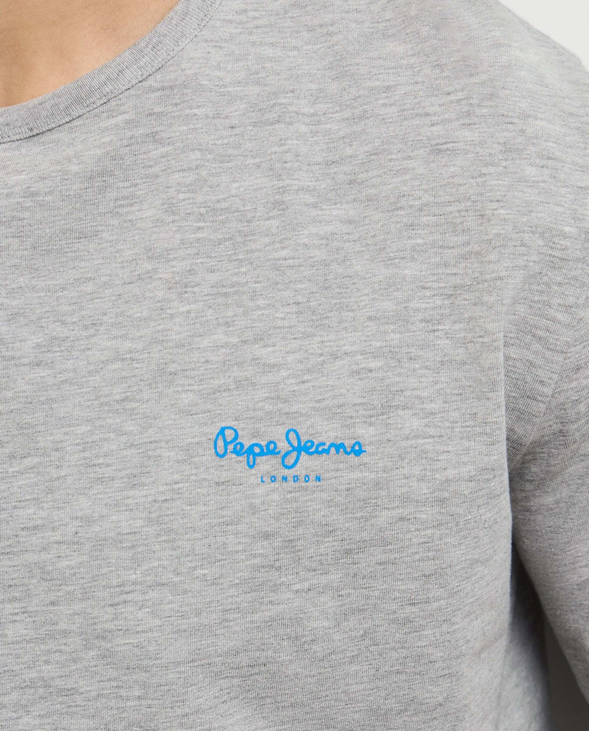 Imagen 6 de Camiseta de hombre manga larga fit slim - Pepe Jeans - Gris Gris