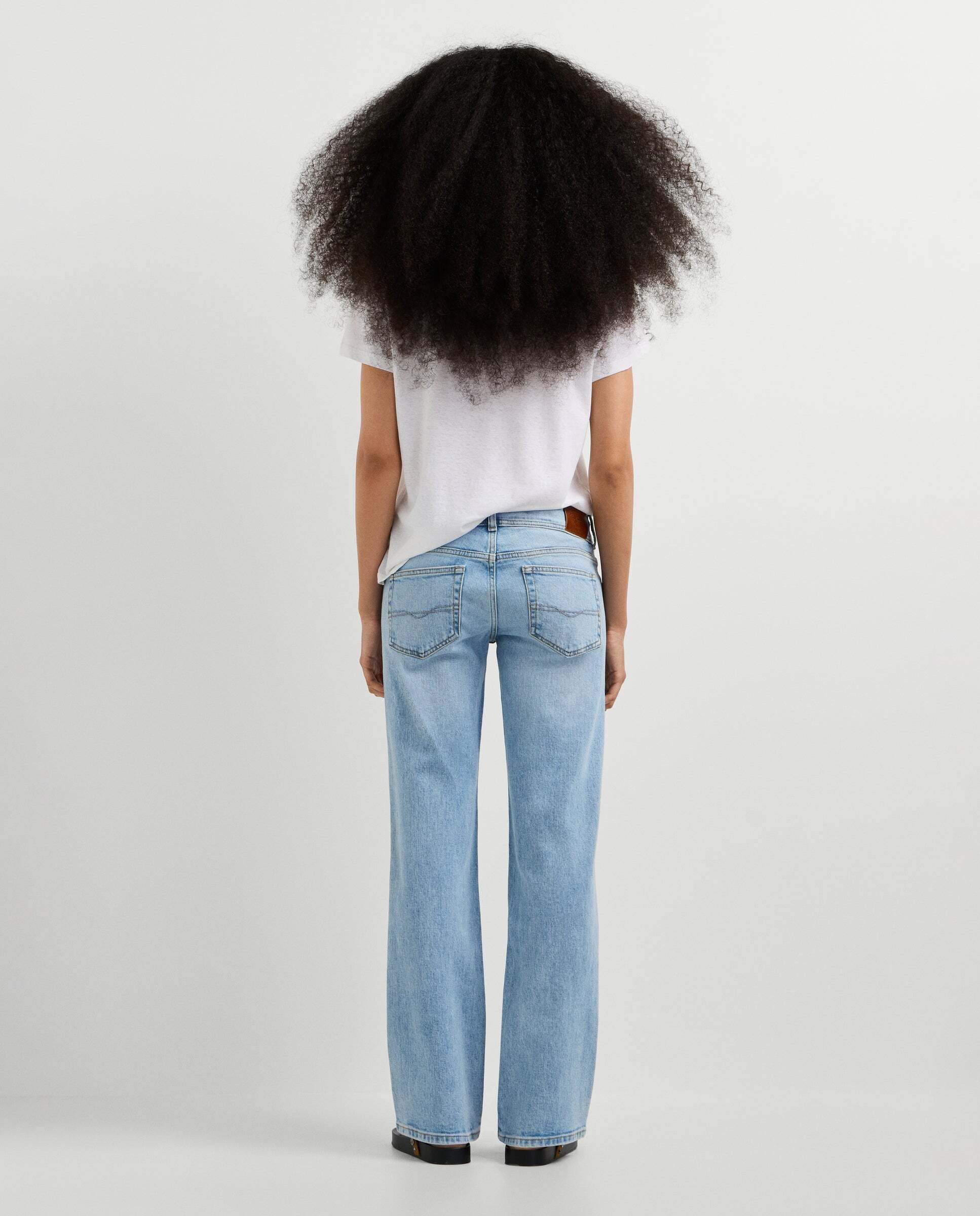Vaquero de mujer fit recto y tiro bajo - Pepe Jeans - venus - Azul Azul-4