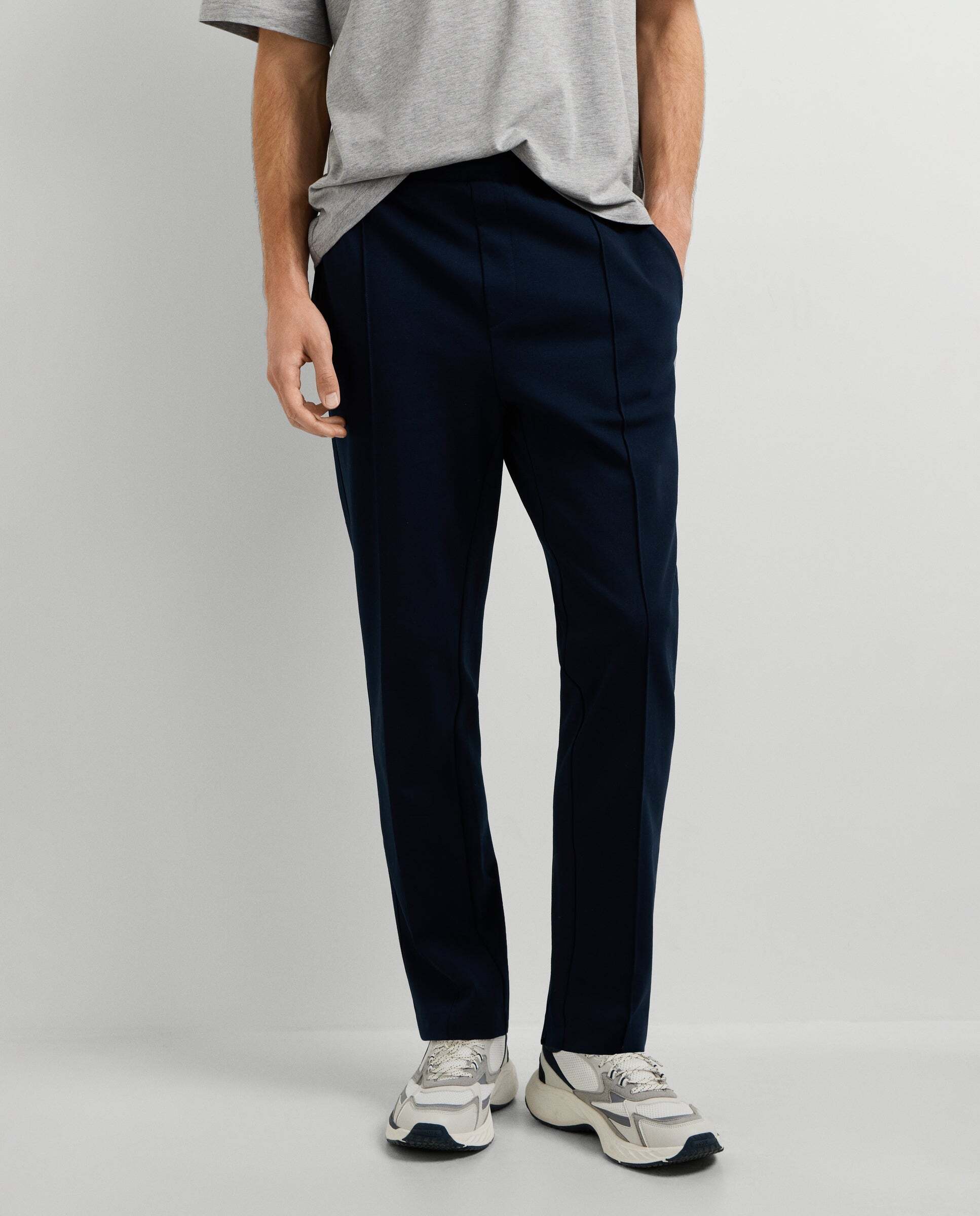 Imagen 0 de Pantalón de hombre jogger cintura elástica Azul