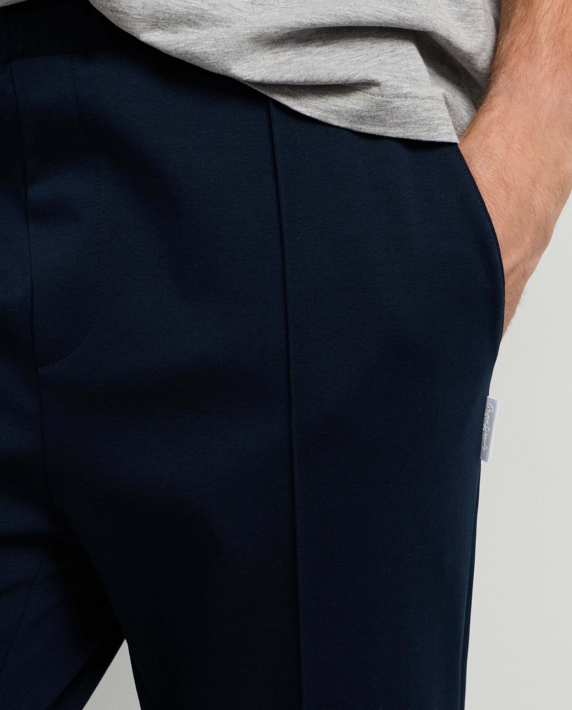 Pantalón de hombre jogger cintura elástica - Pepe Jeans - Azul Azul-5