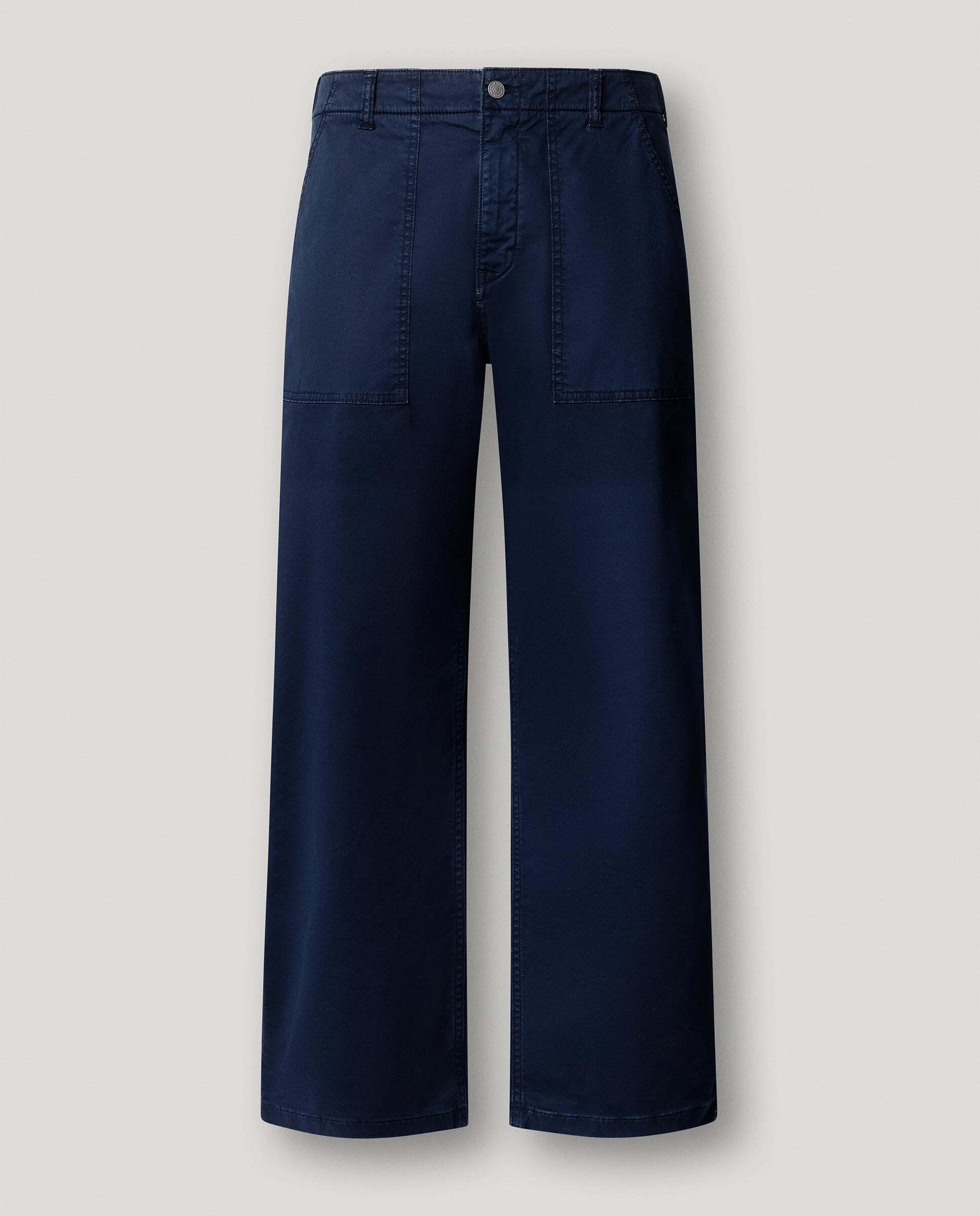 Pantalón de hombre sarga fit relaxed - Pepe Jeans - Azul Azul-6