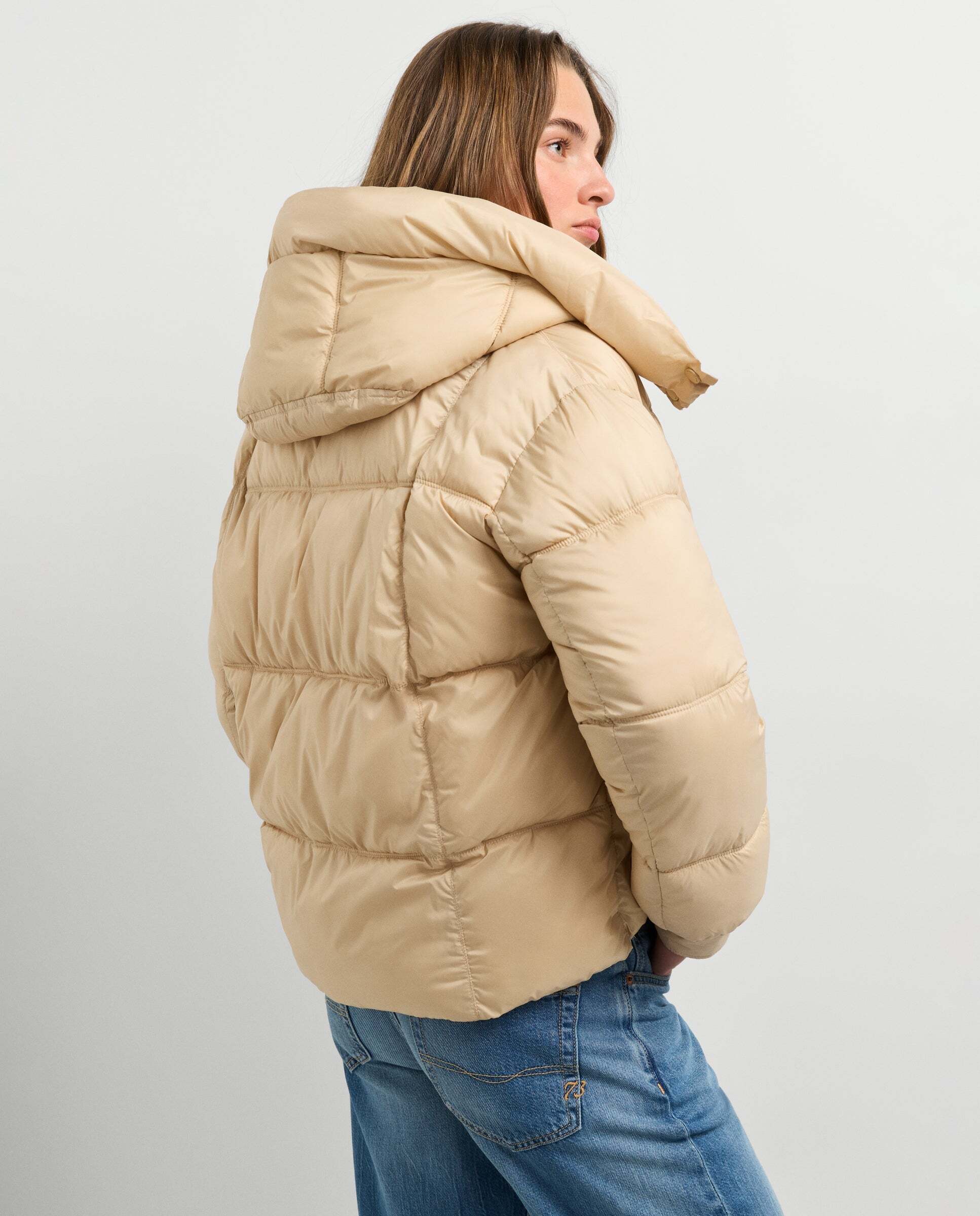 Plumífero de mujer acolchado impermeable - Pepe Jeans - Natural Natural-3