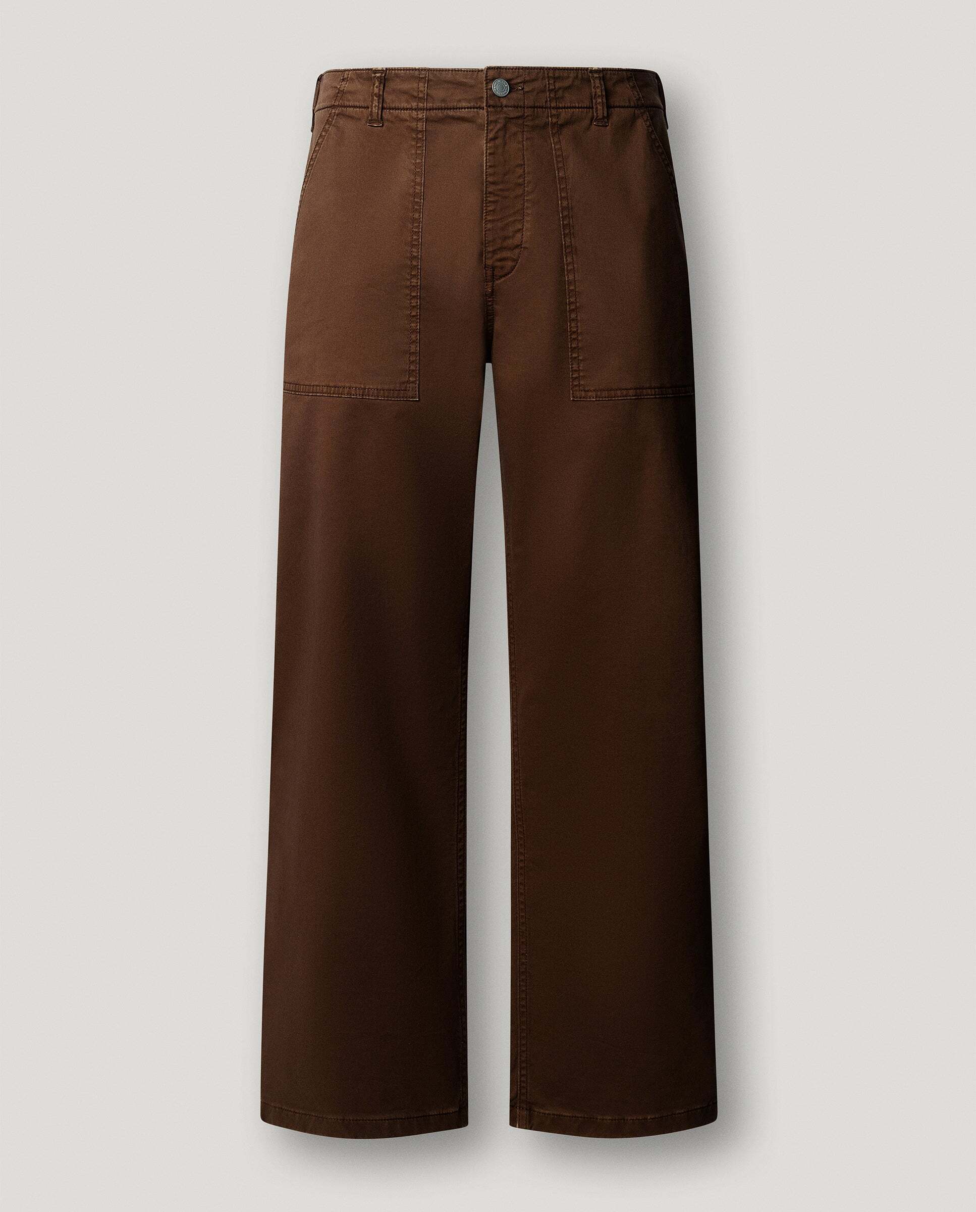 Pantalón de hombre sarga fit relaxed - Pepe Jeans - Marrón Marrón-6