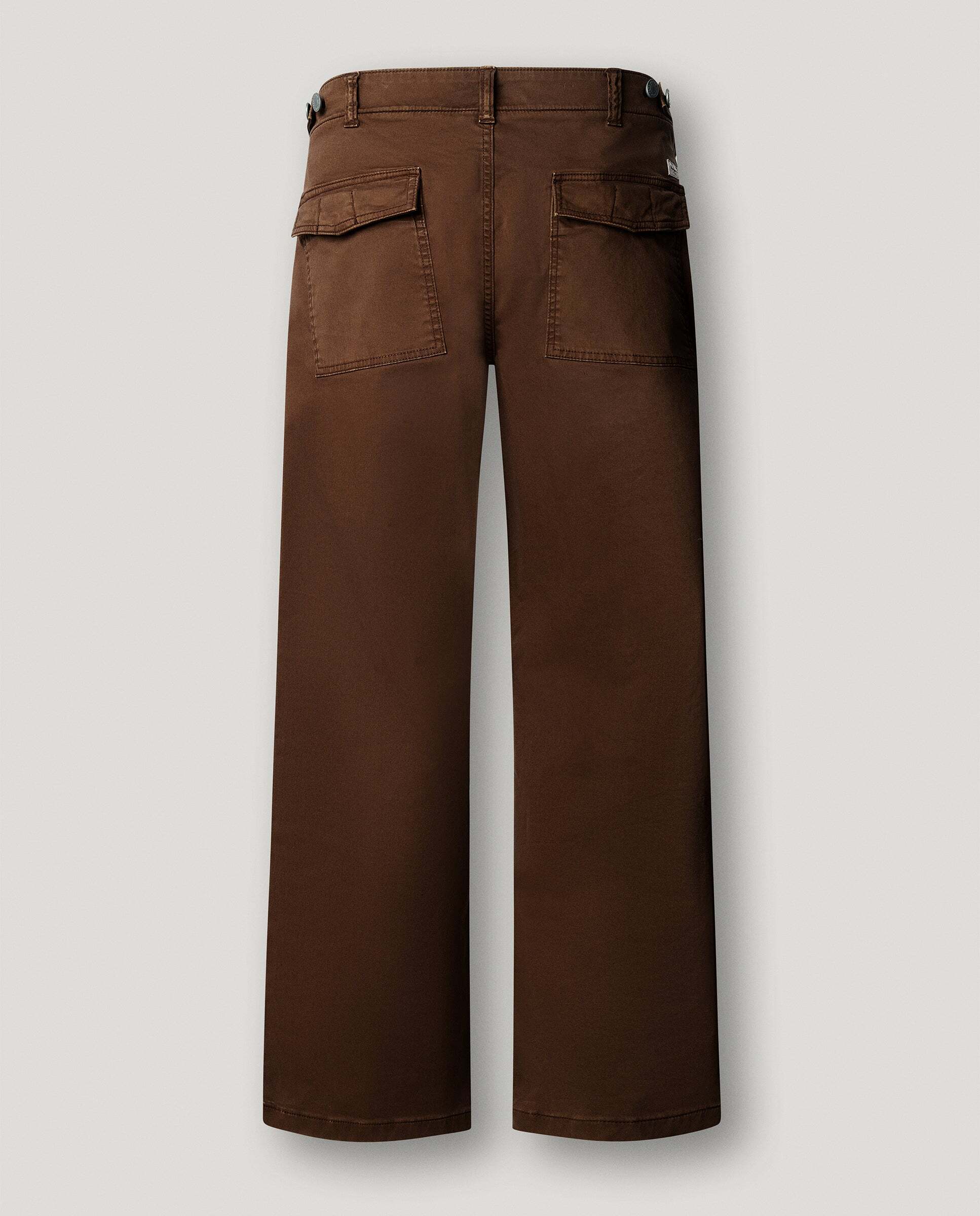 Pantalón de hombre sarga fit relaxed - Pepe Jeans - Marrón Marrón-5