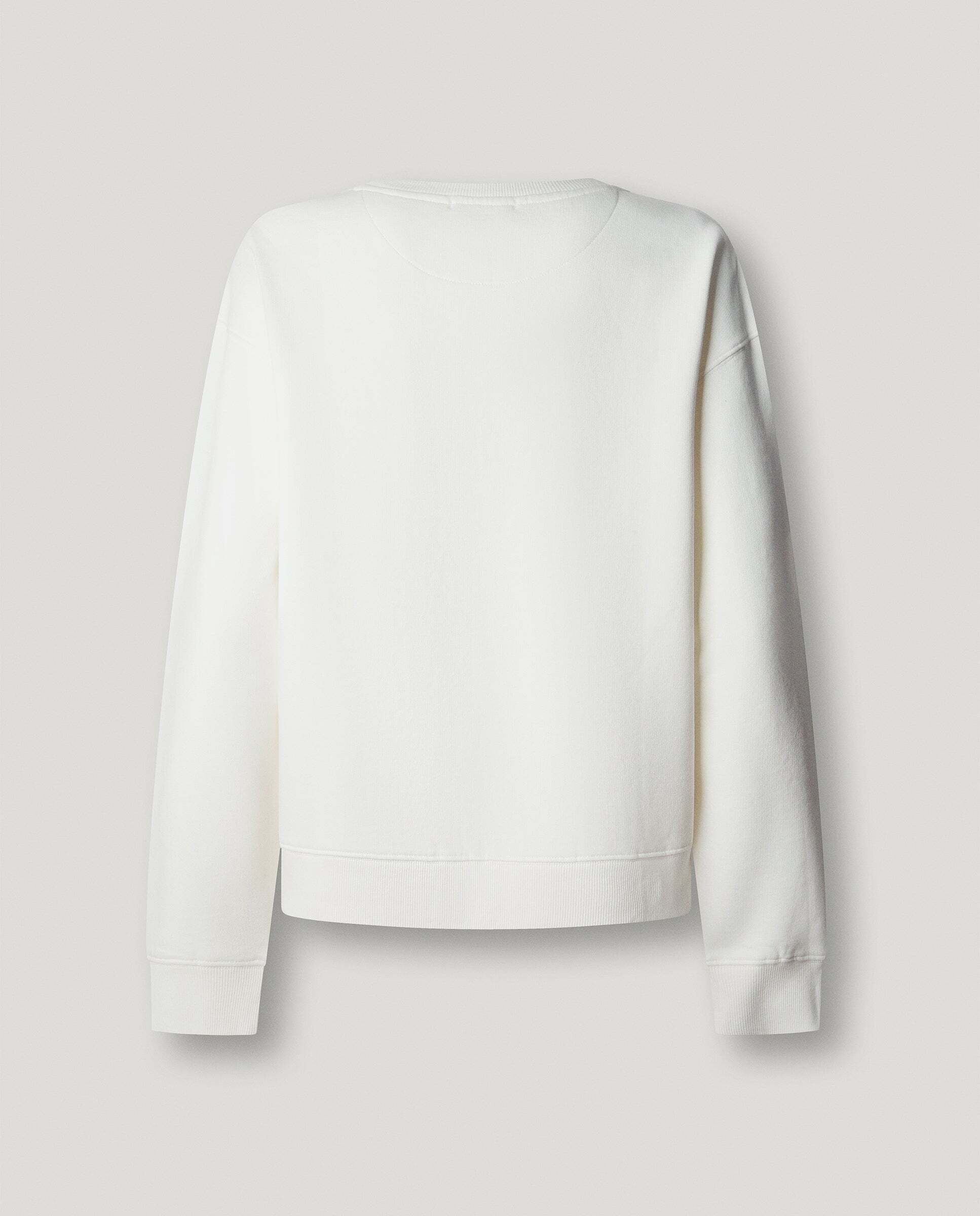 Sudadera de mujer cuello redondo con logo - Pepe Jeans - Blanco Blanco-5
