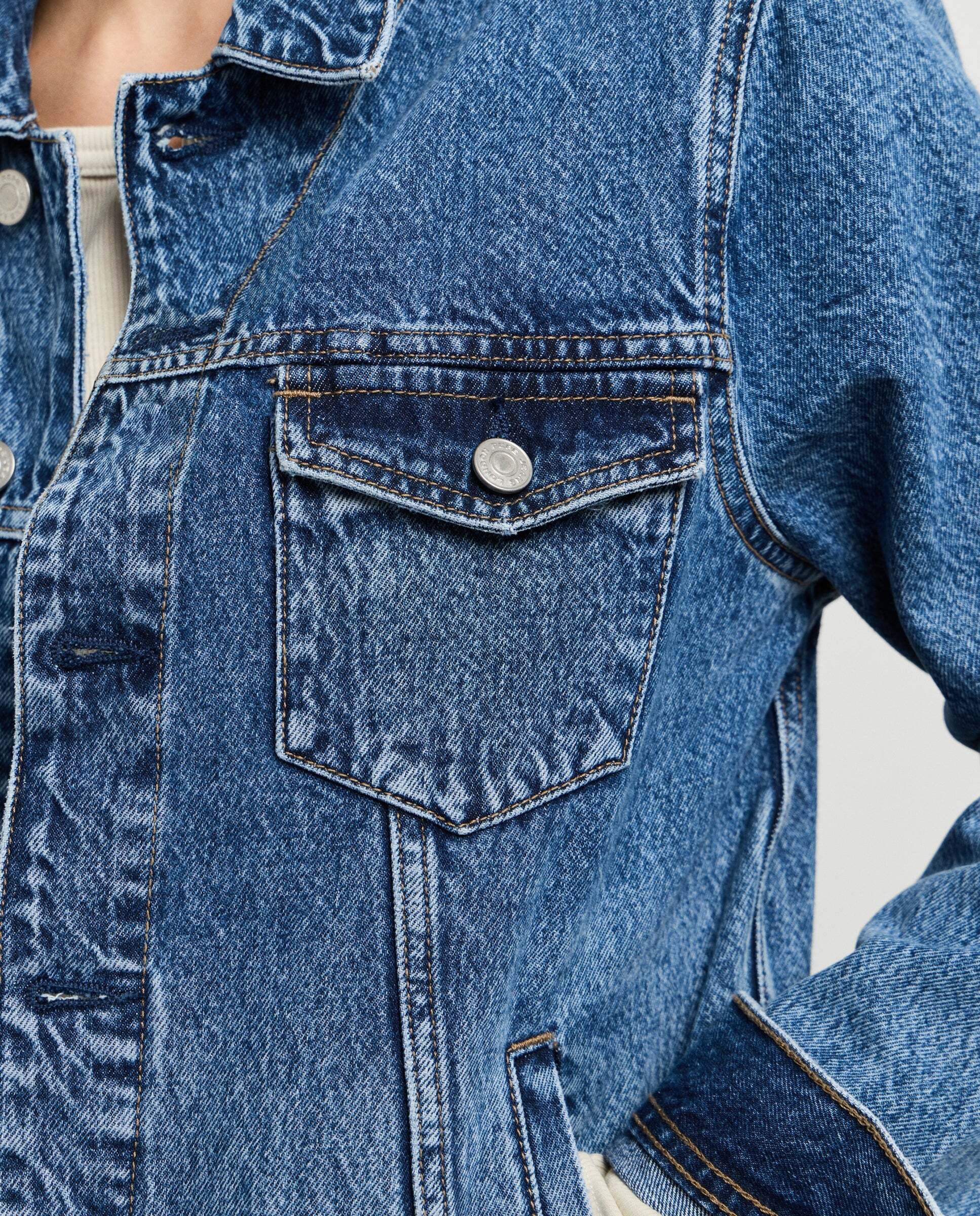 Imagen 4 de Cazadora vaquera de mujer fit regular - Pepe Jeans - Azul Azul