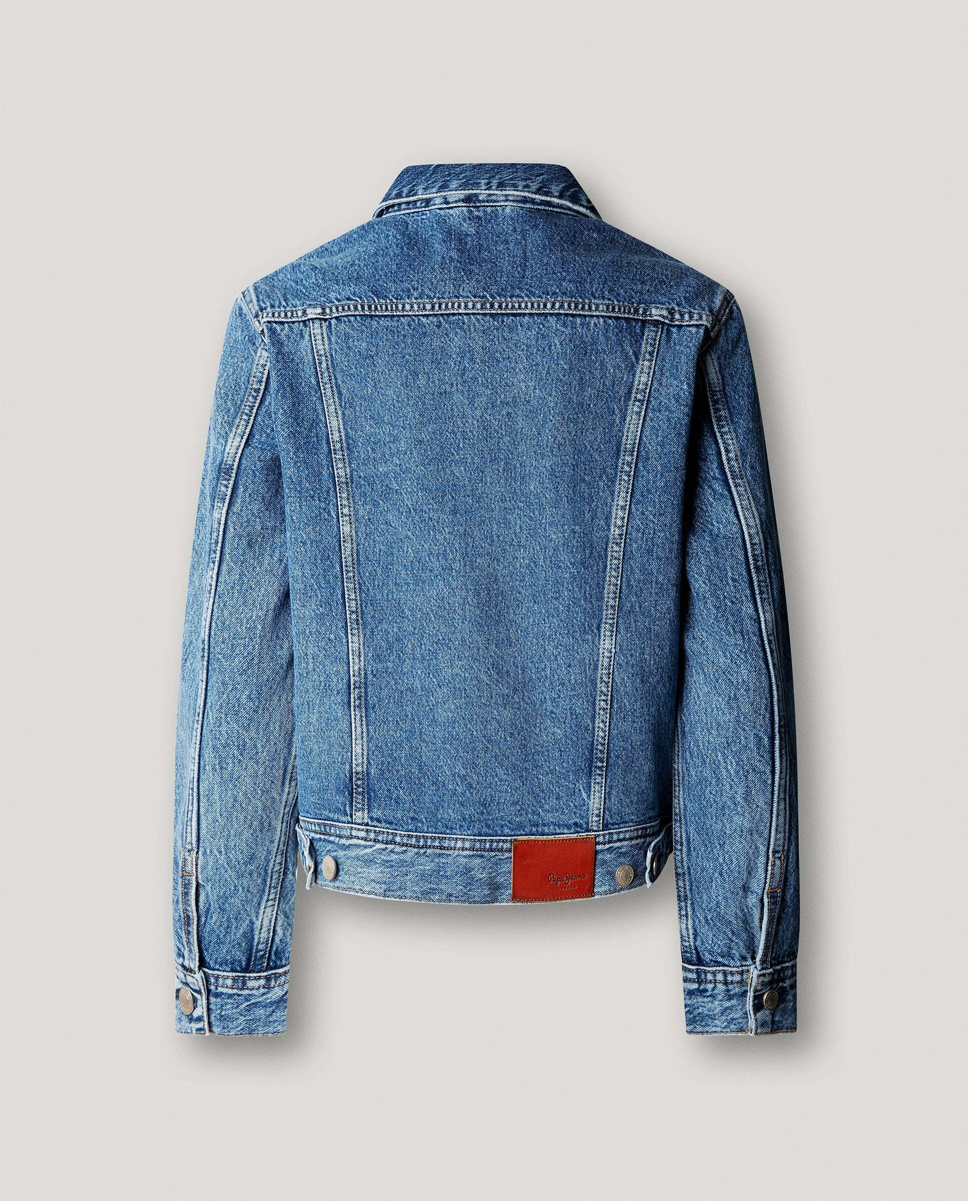Imagen 5 de Cazadora vaquera de mujer fit regular - Pepe Jeans - Azul Azul