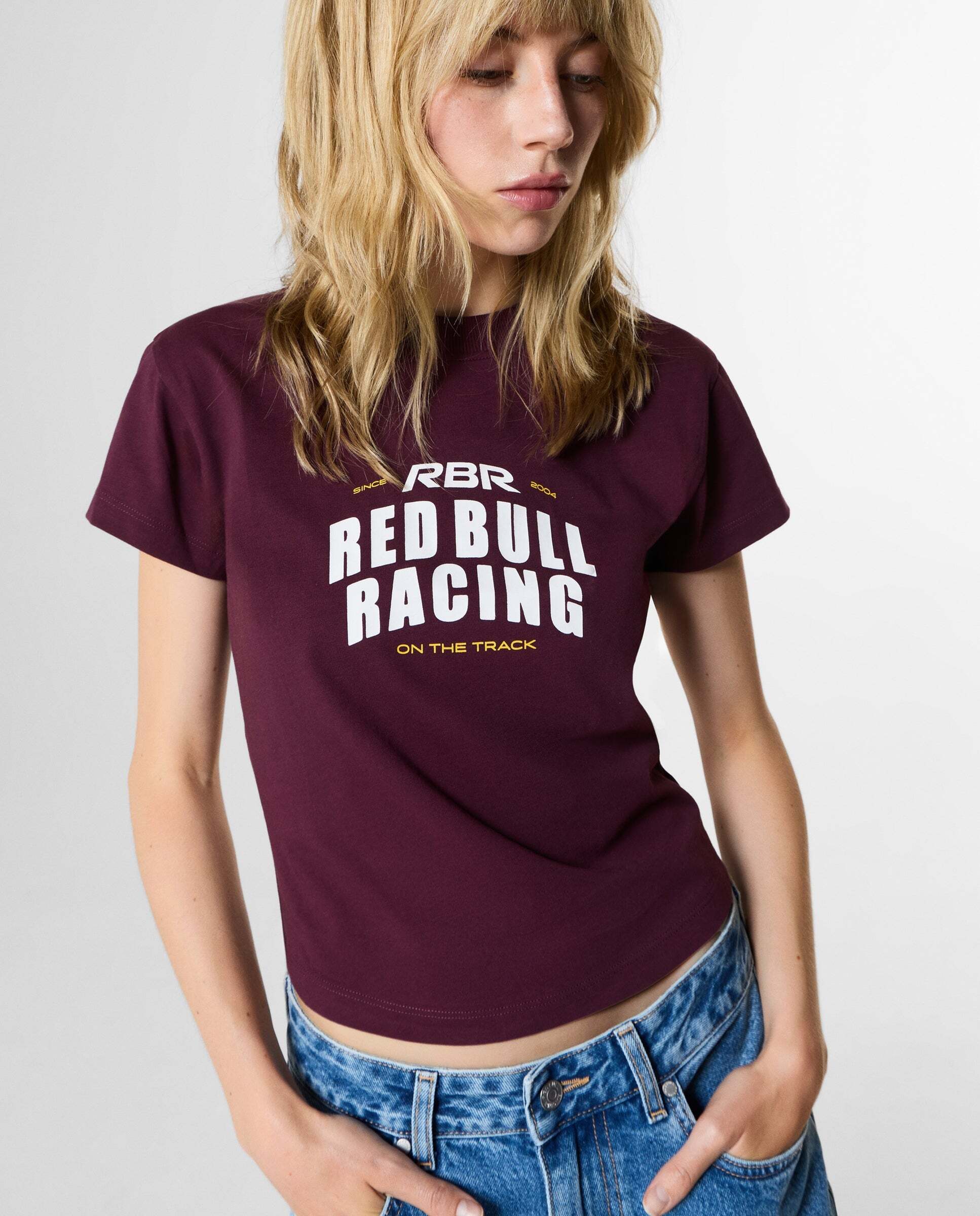 Camiseta de mujer gráfico estampado red bull racing - Pepe Jeans - Rojo Rojo-1