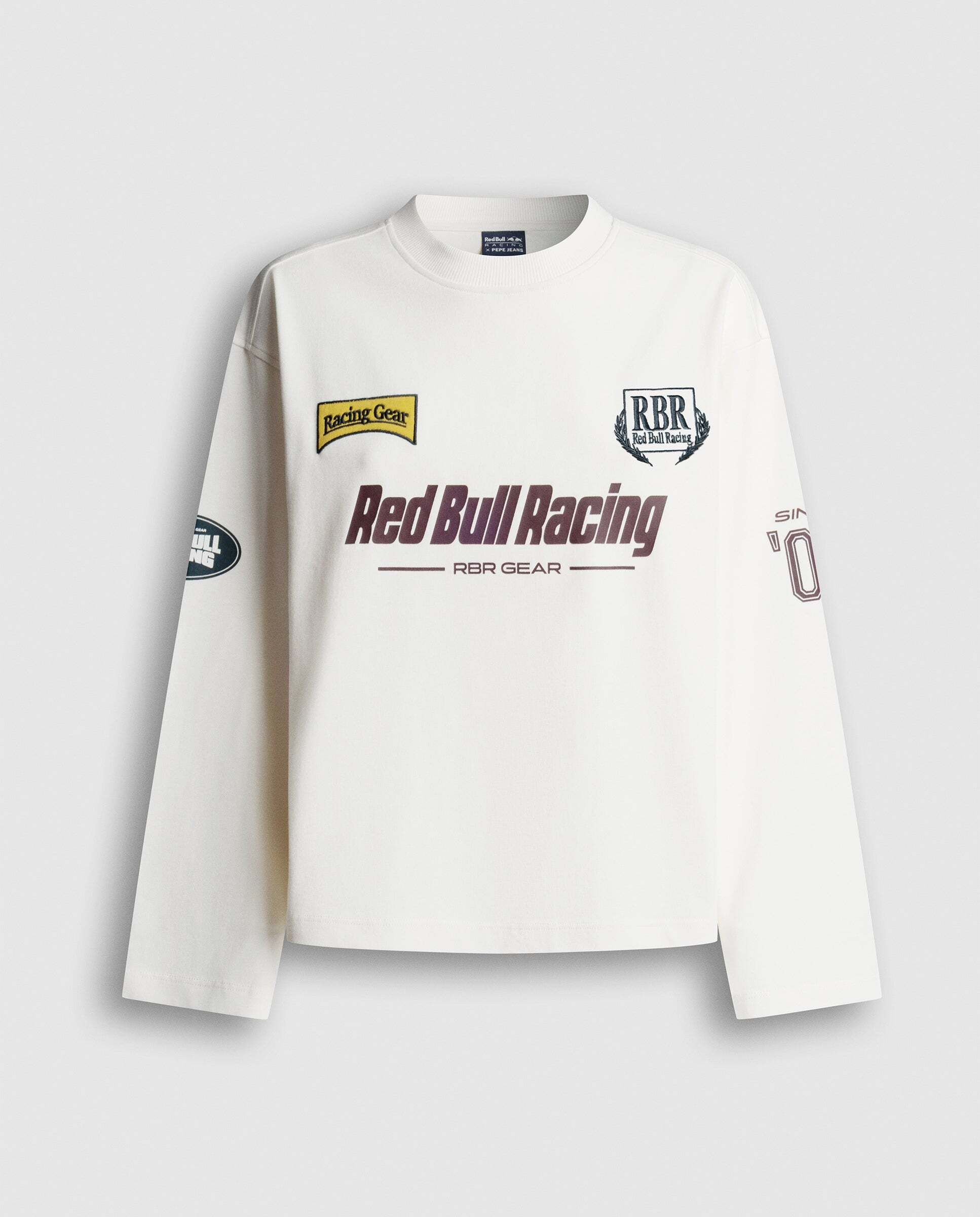 Camiseta de mujer logo estampado fit loose red bull racing - Pepe Jeans - Blanco Blanco-6