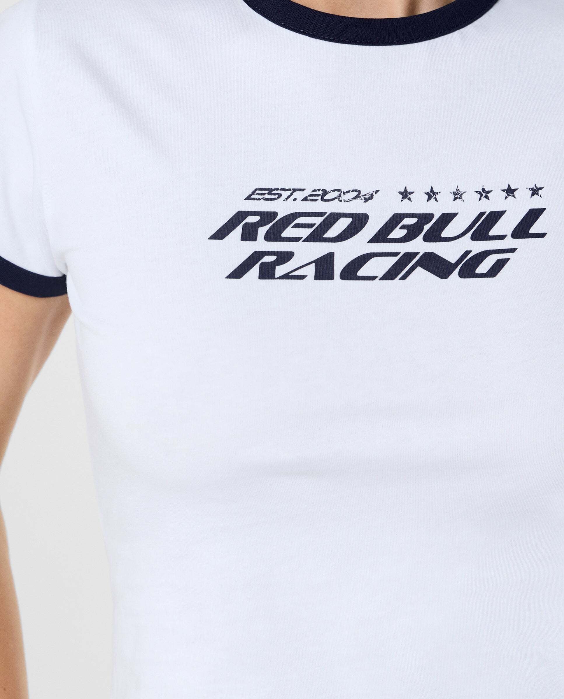 Camiseta de mujer color block con gráfico red bull racing - Pepe Jeans - Blanco Blanco-4